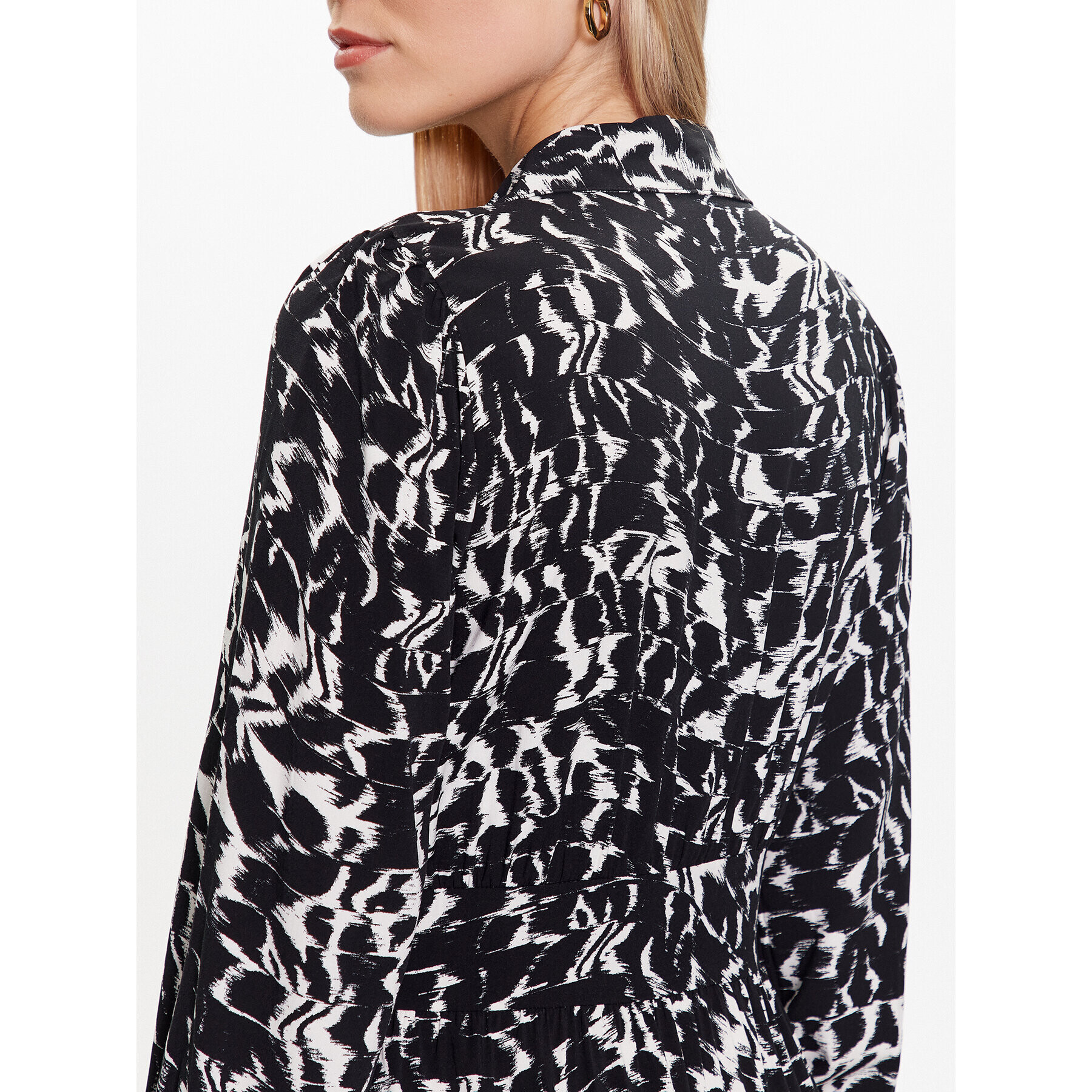 Vero Moda Рокля тип риза Rita 10282267 Черен Standard Fit - Pepit.bg