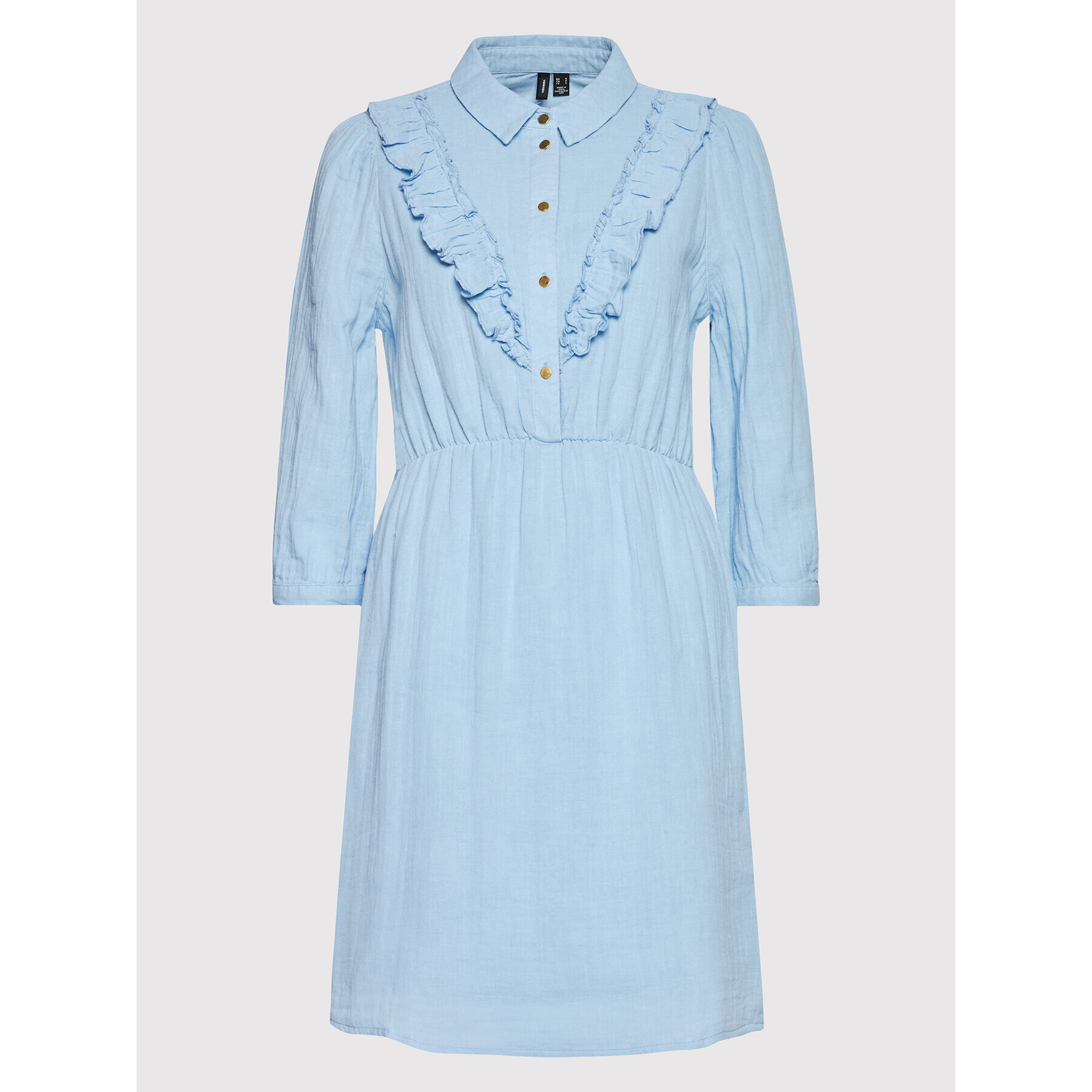 Vero Moda Рокля тип риза Prilla 10265202 Син Regular Fit - Pepit.bg