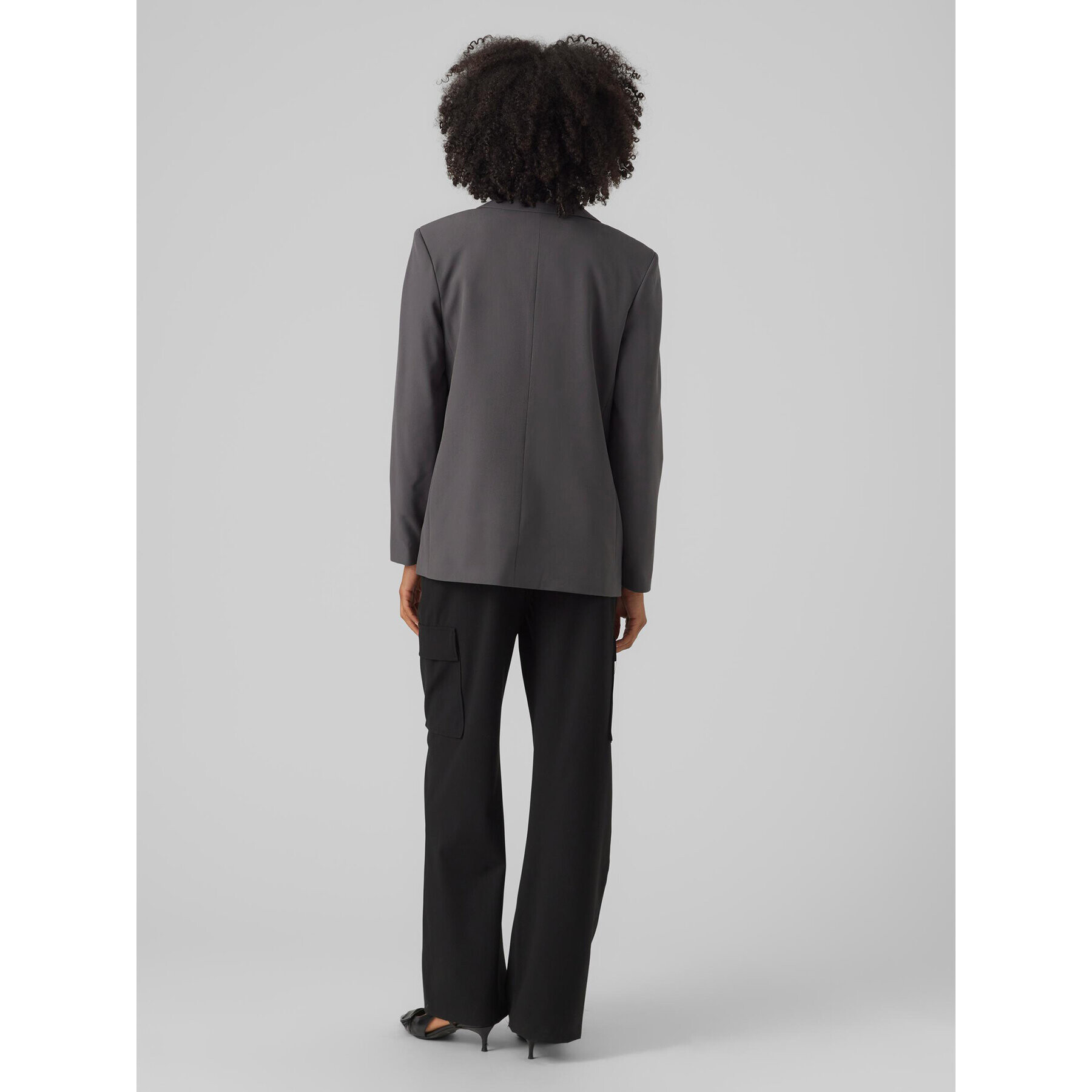 Vero Moda Сако 10282655 Сив Loose Fit - Pepit.bg