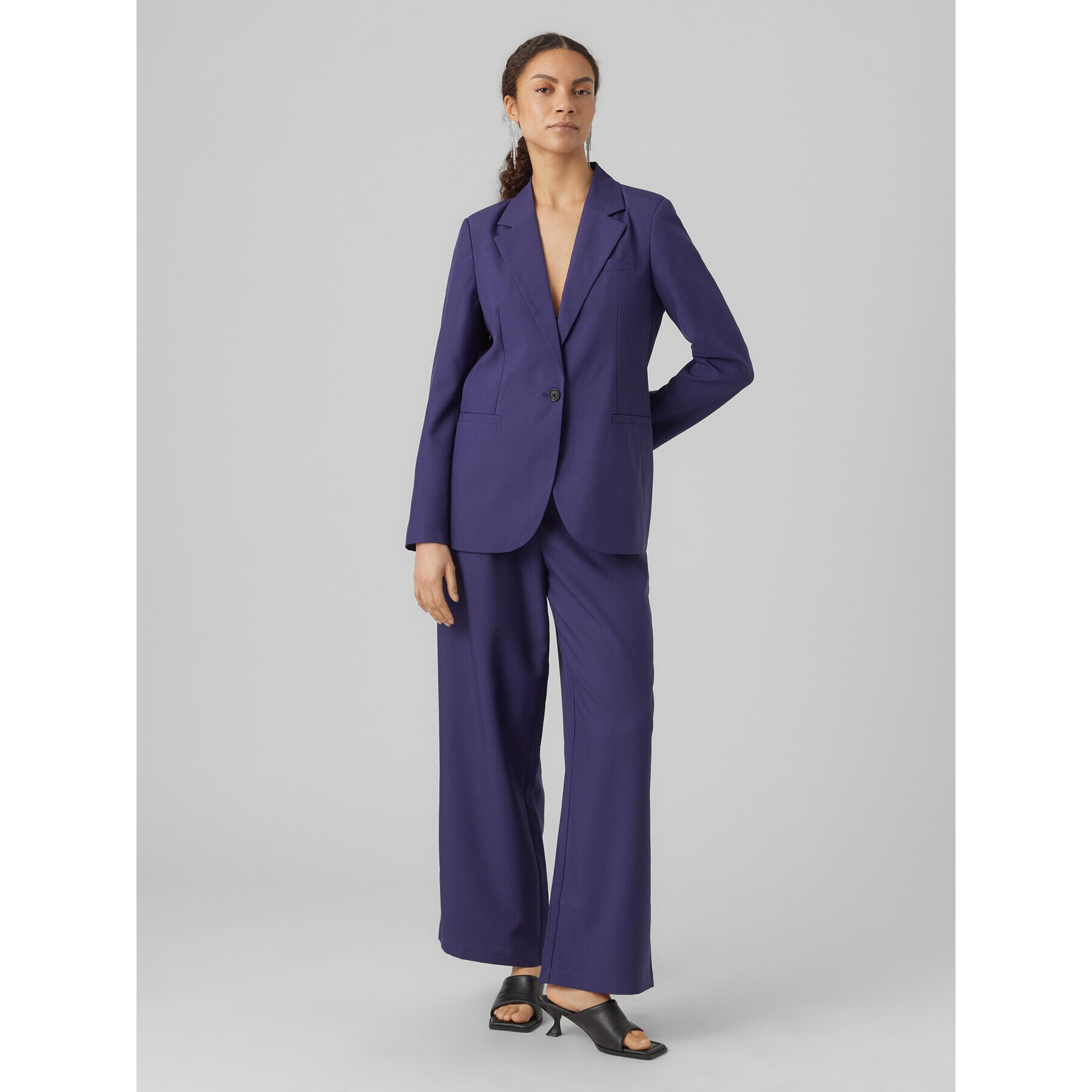 Vero Moda Сако 10293206 Тъмносин Loose Fit - Pepit.bg