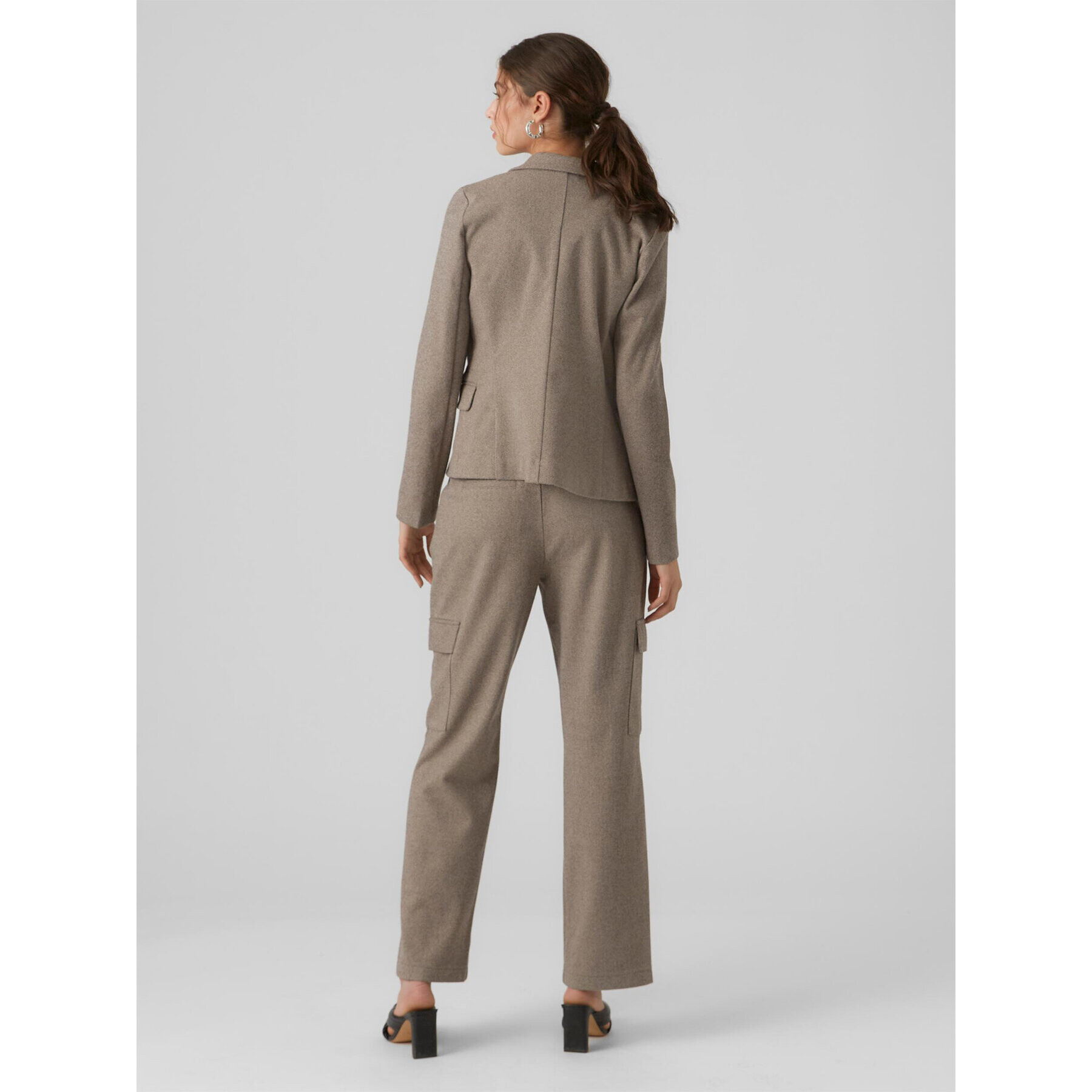 Vero Moda Сако 10300551 Сив Slim Fit - Pepit.bg