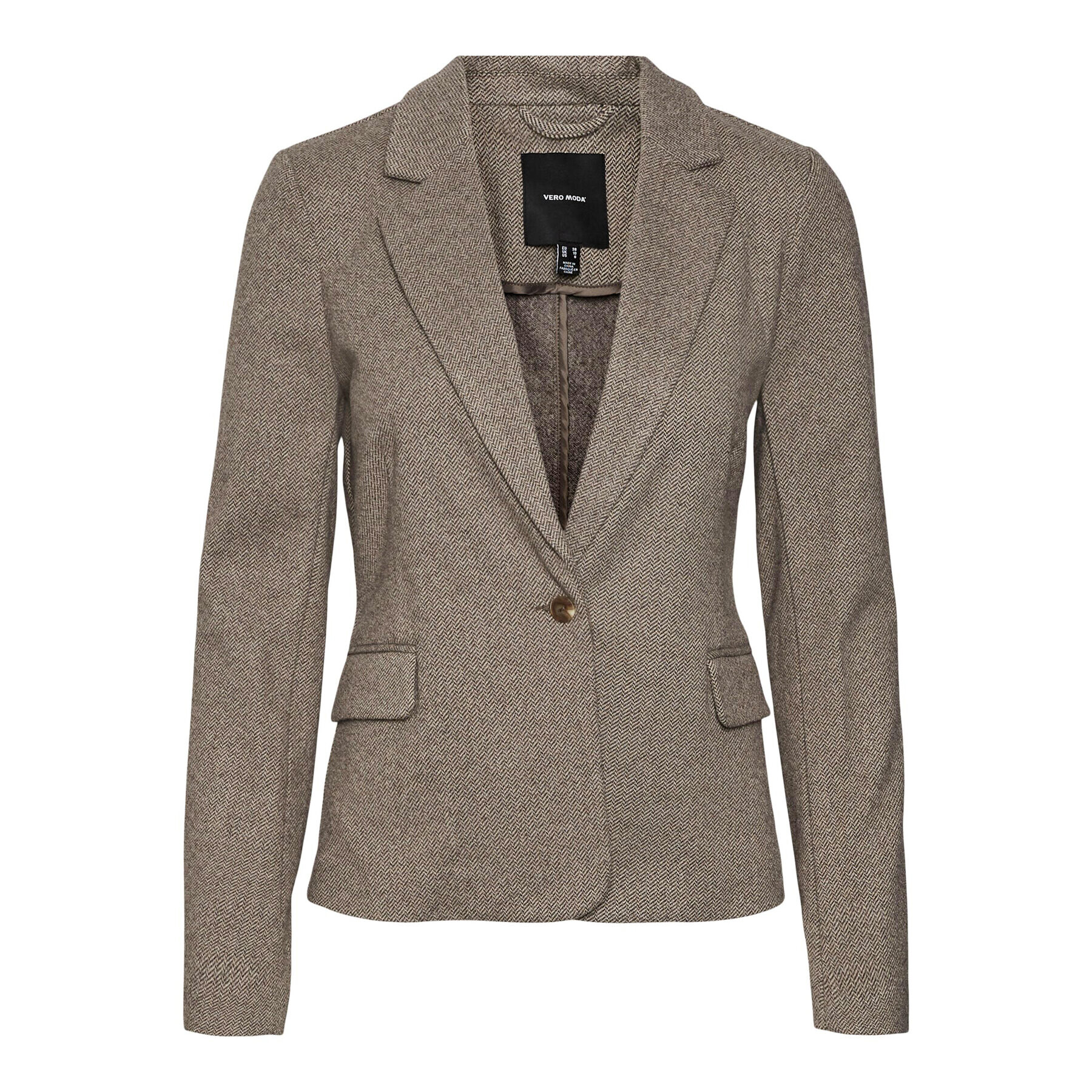 Vero Moda Сако 10300551 Сив Slim Fit - Pepit.bg