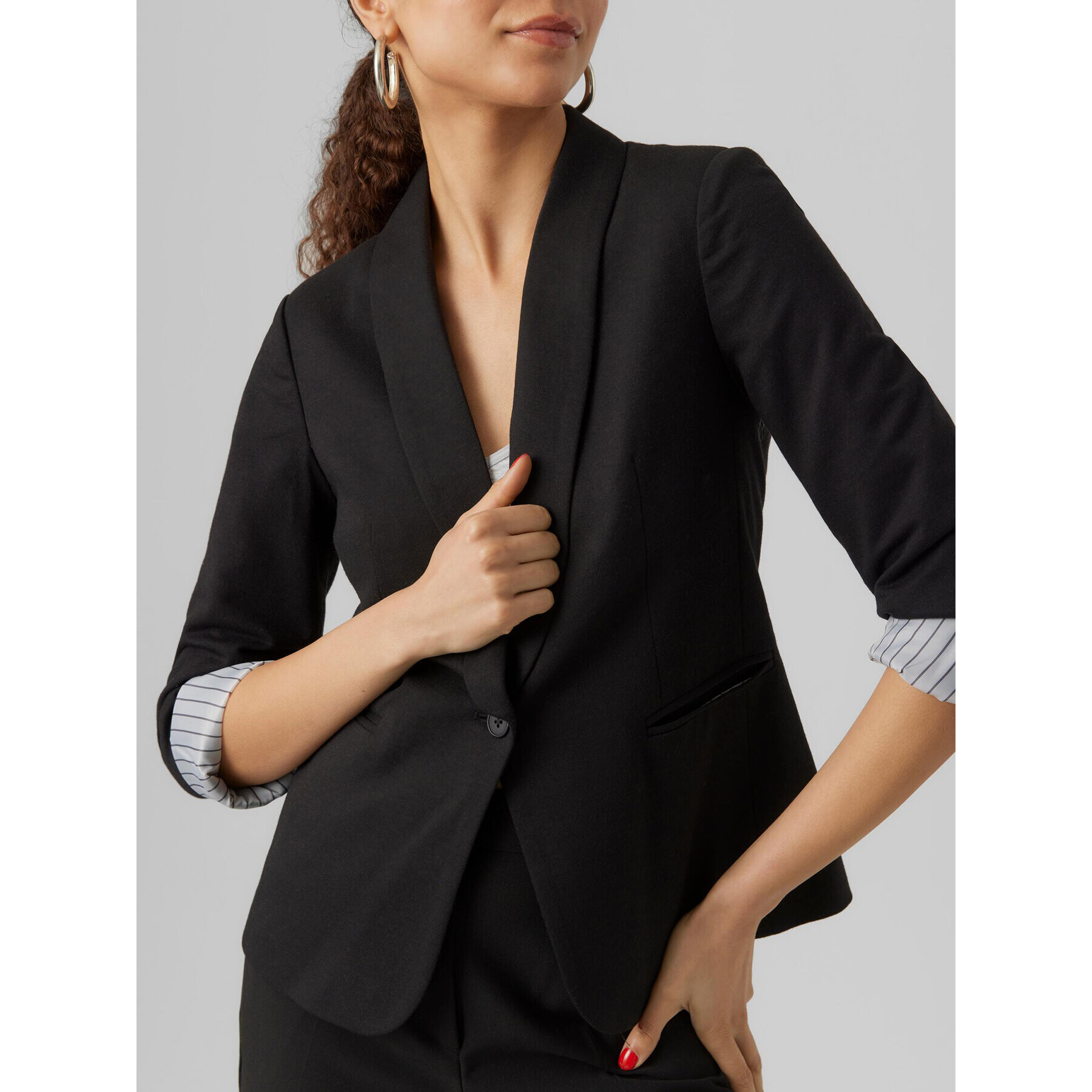 Vero Moda Сако Harukimo 10291043 Черен Regular Fit - Pepit.bg
