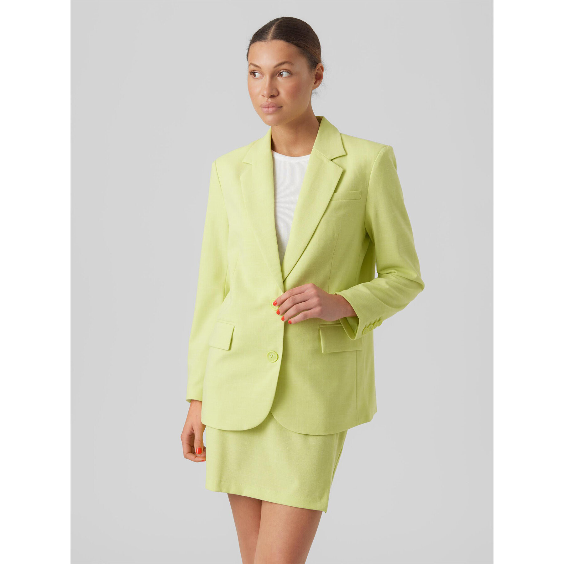 Vero Moda Сако Thuytroian 10289110 Жълт Regular Fit - Pepit.bg