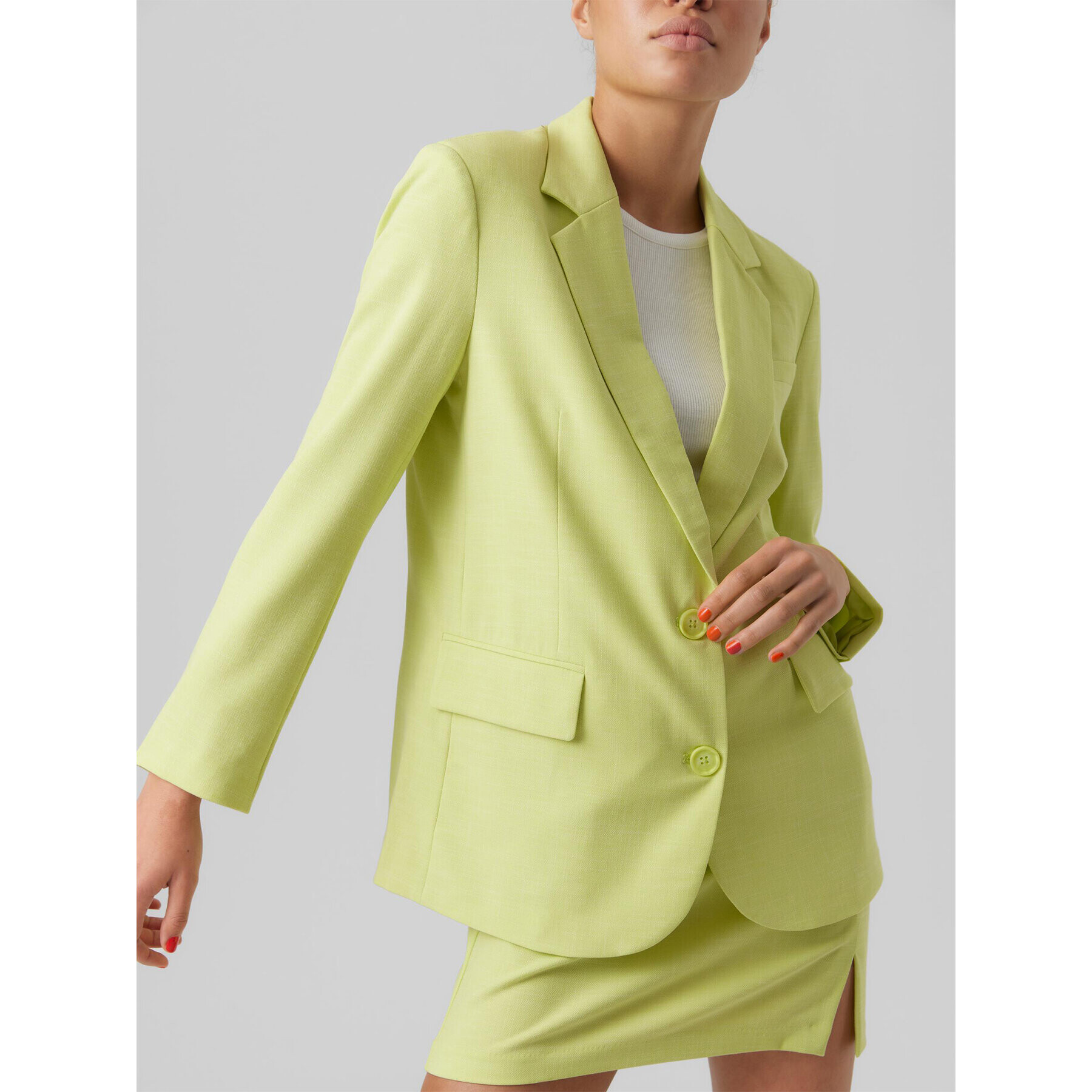 Vero Moda Сако Thuytroian 10289110 Жълт Regular Fit - Pepit.bg
