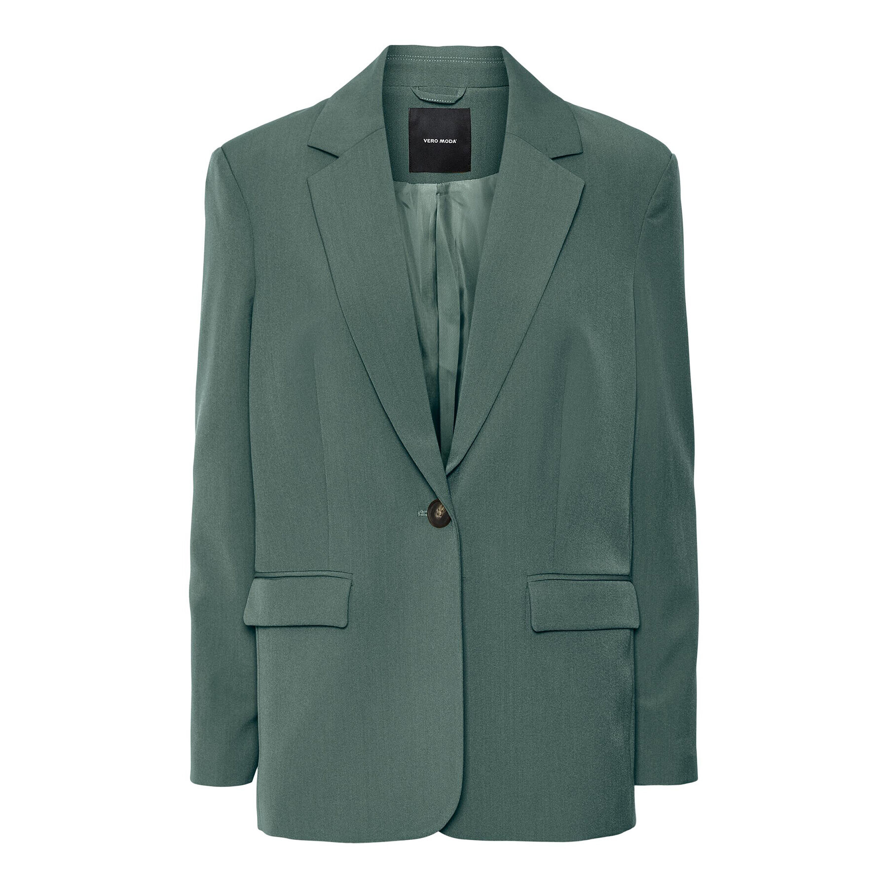 Vero Moda Сако Troianthea 10282655 Зелен Loose Fit - Pepit.bg