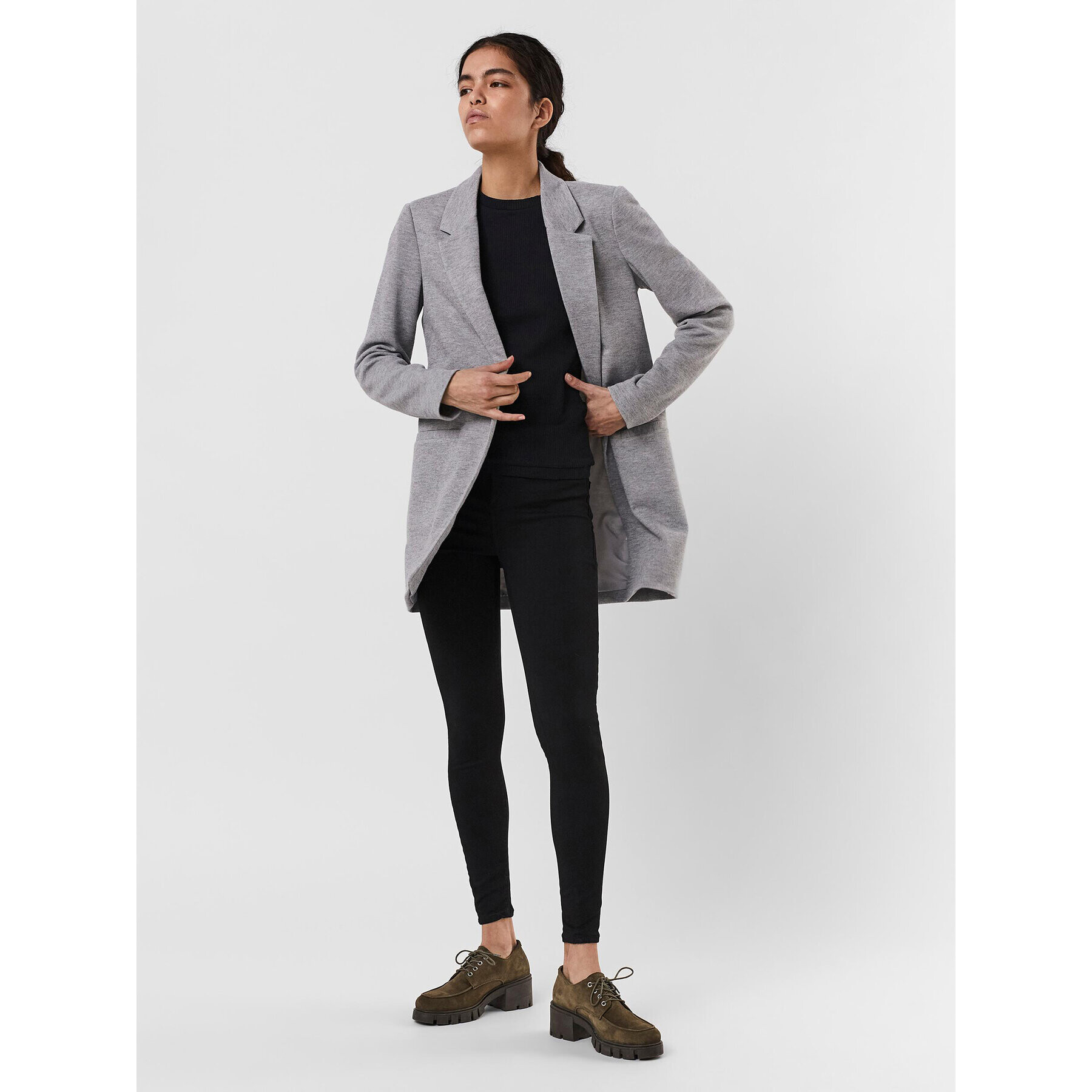 Vero Moda Сако Verina 10258618 Сив Regular Fit - Pepit.bg