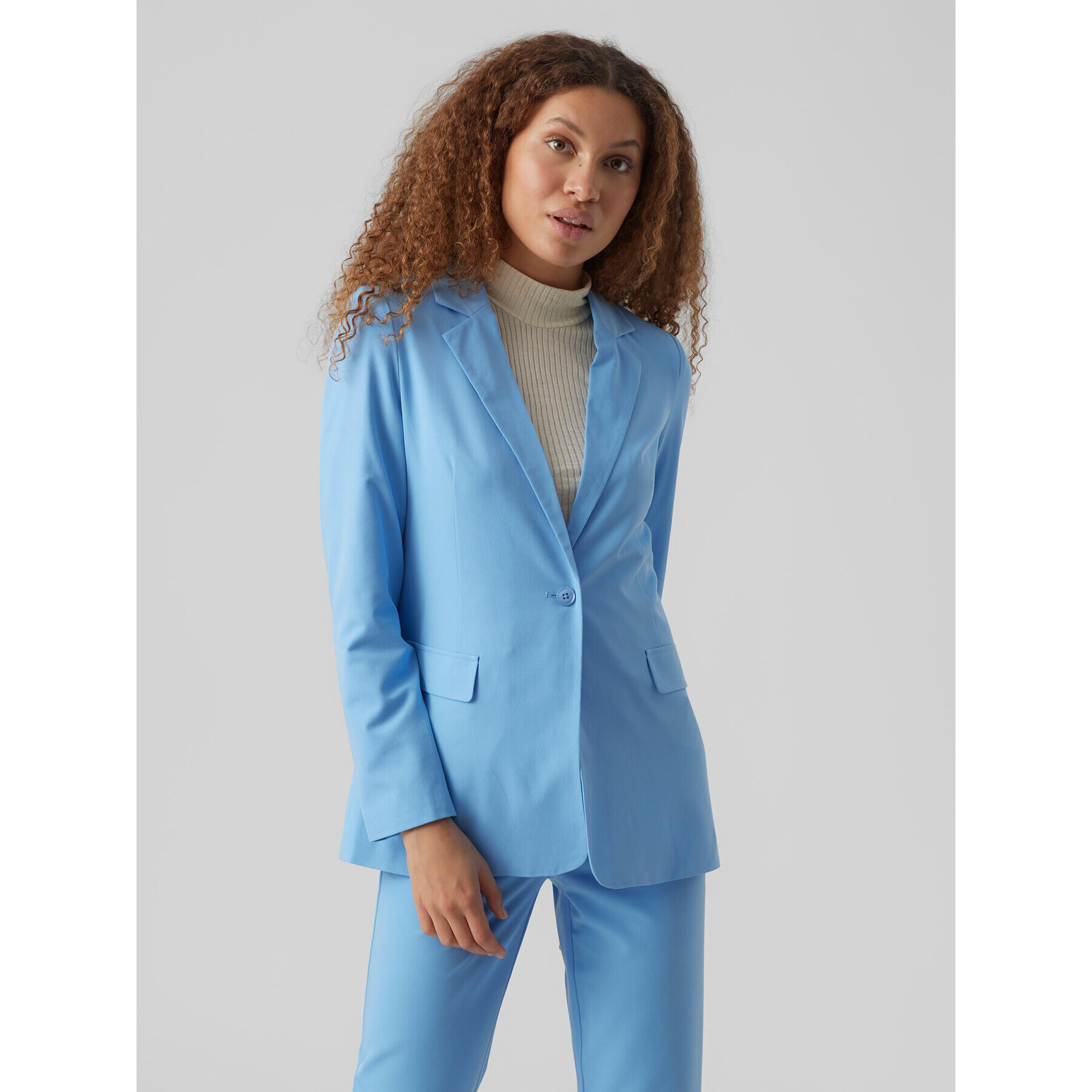 Vero Moda Сако Zelda 10259211 Син Loose Fit - Pepit.bg