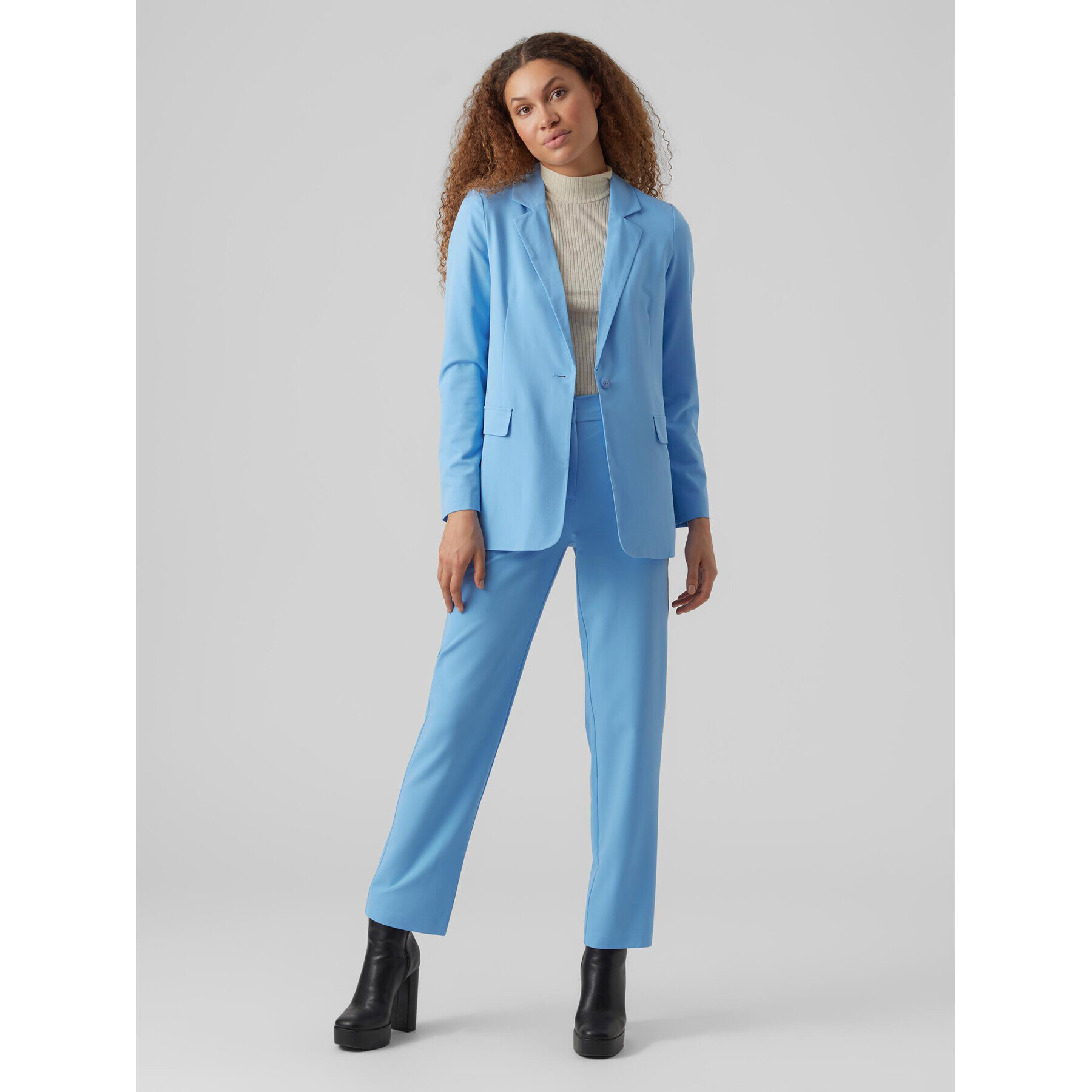 Vero Moda Сако Zelda 10259211 Син Loose Fit - Pepit.bg