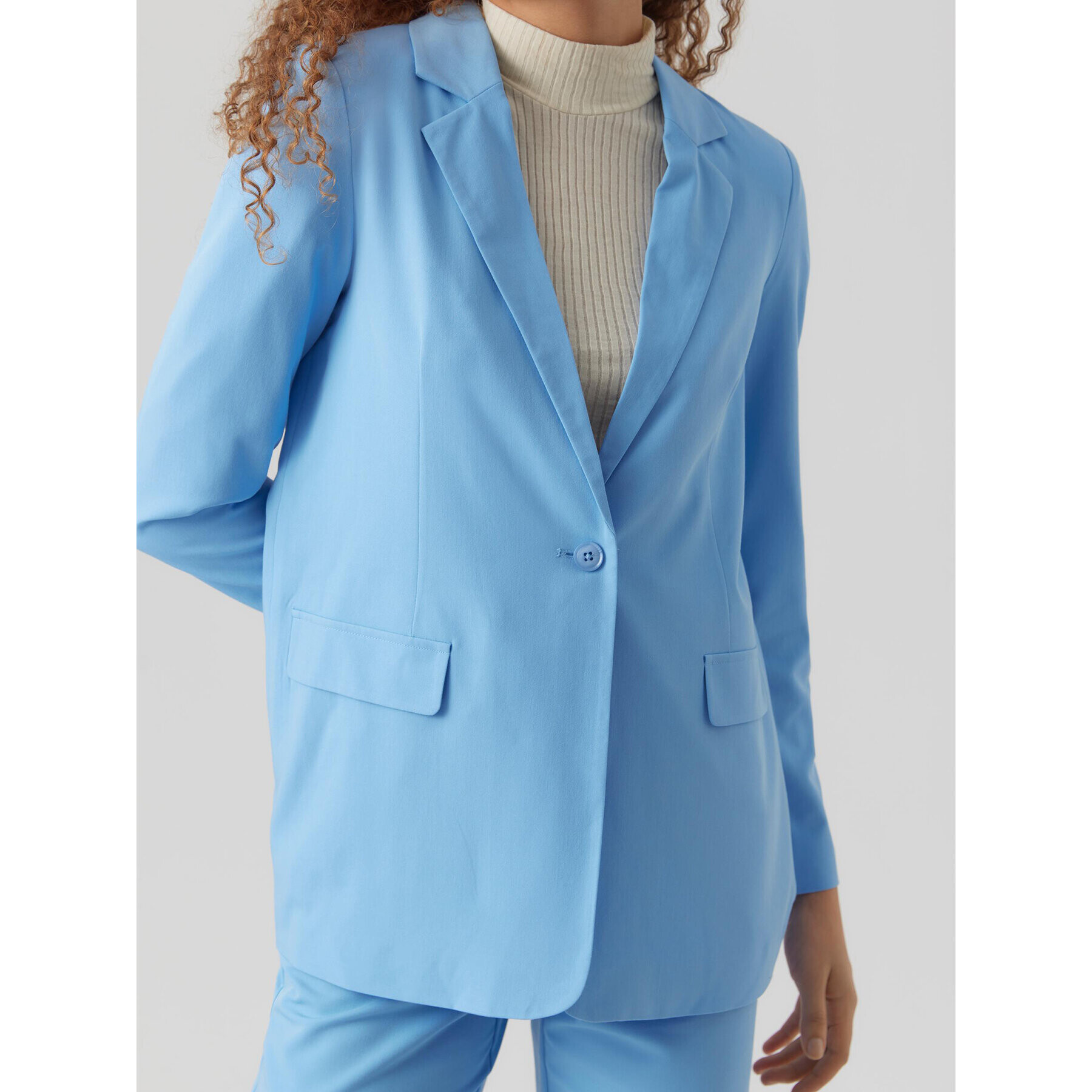 Vero Moda Сако Zelda 10259211 Син Loose Fit - Pepit.bg