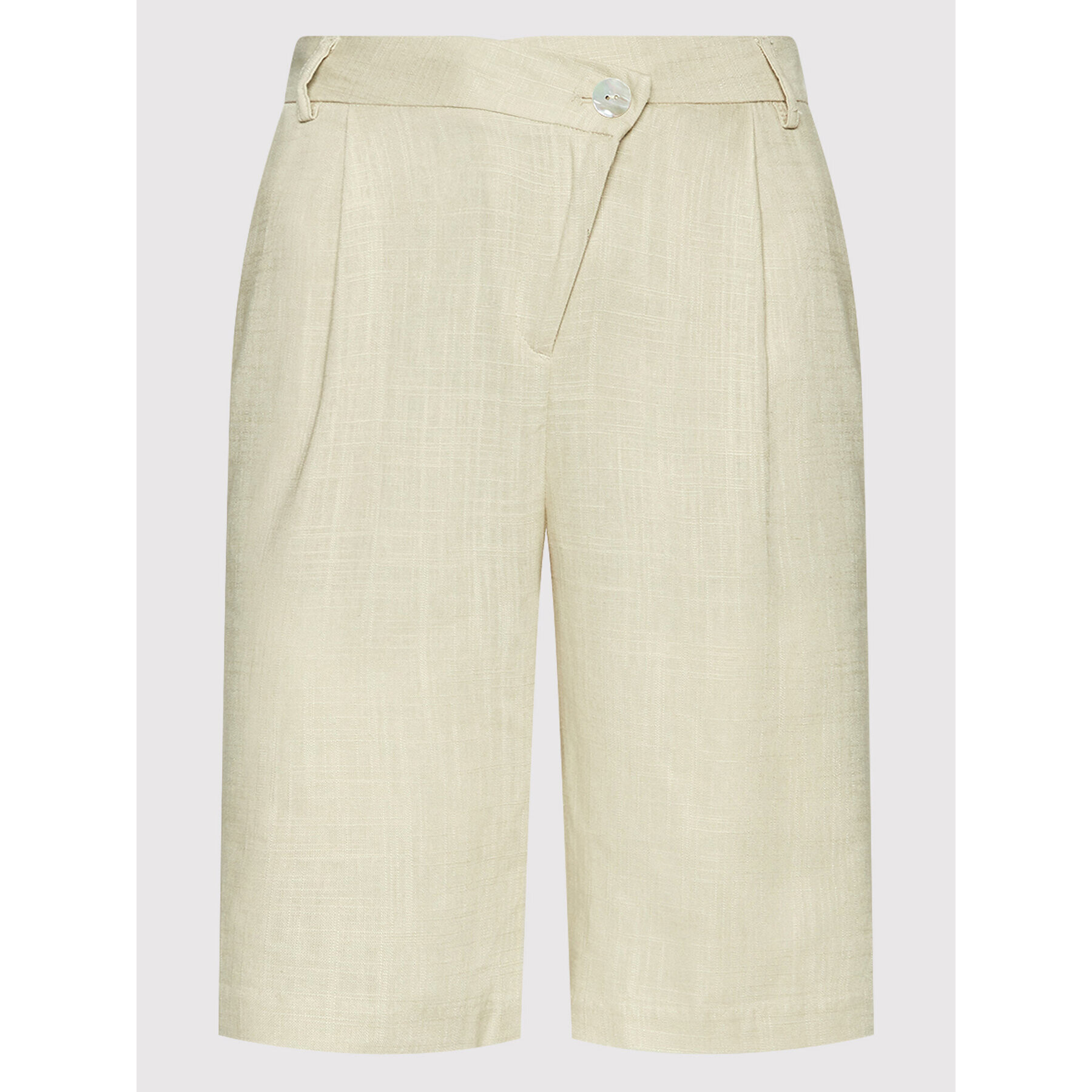 Vero Moda Шорти от плат Josie 10260287 Бежов Regular Fit - Pepit.bg