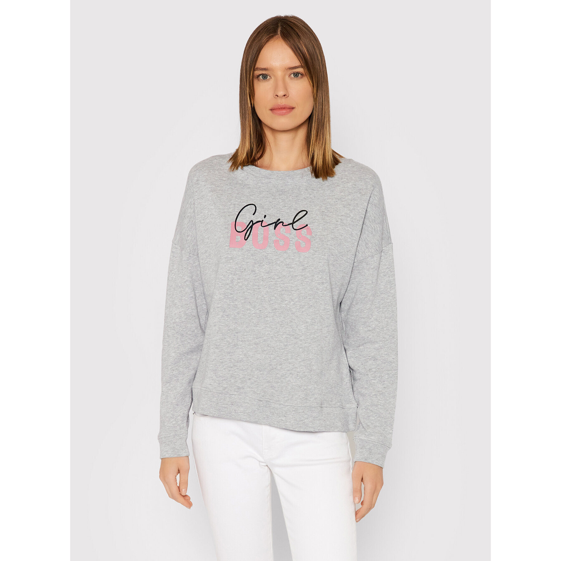 Vero Moda Суитшърт Boss 10262911 Сив Regular Fit - Pepit.bg