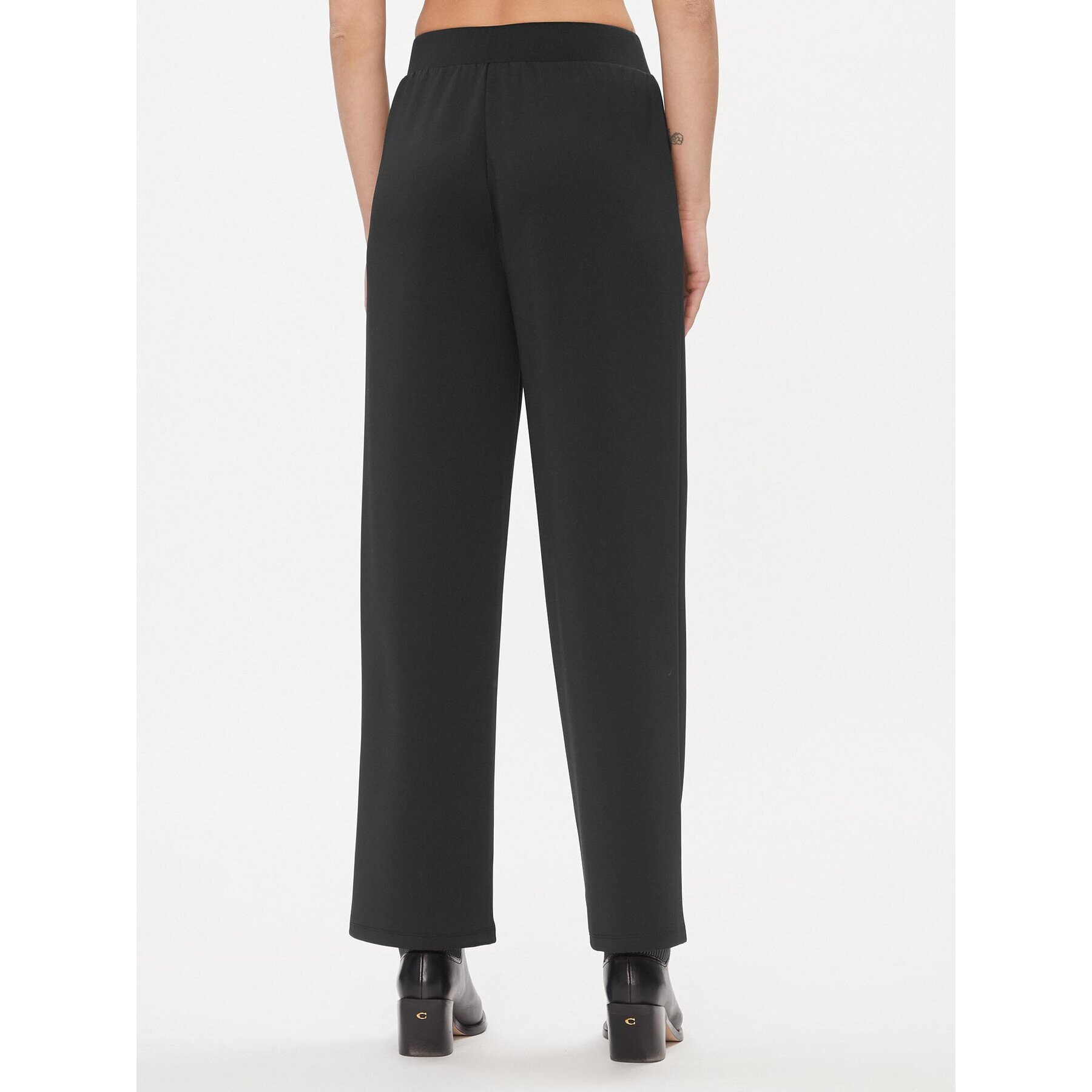Vero Moda Текстилни панталони 10296830 Черен Relaxed Fit - Pepit.bg