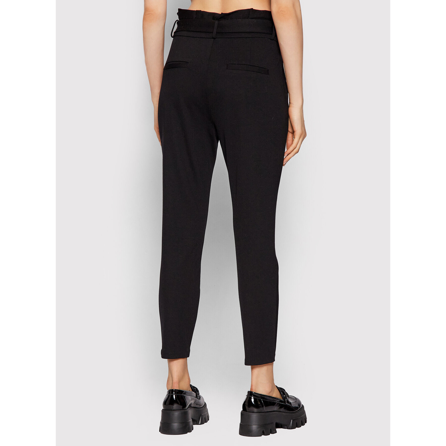 Vero Moda Текстилни панталони Eva 10205932 Черен Relaxed Fit - Pepit.bg