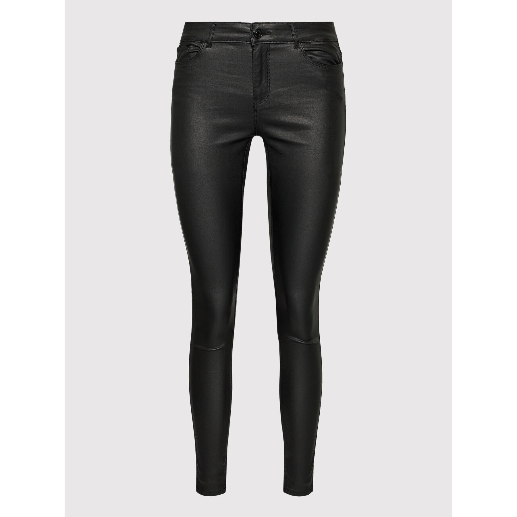 Vero Moda Текстилни панталони Seven 10138972 Черен Slim Fit - Pepit.bg