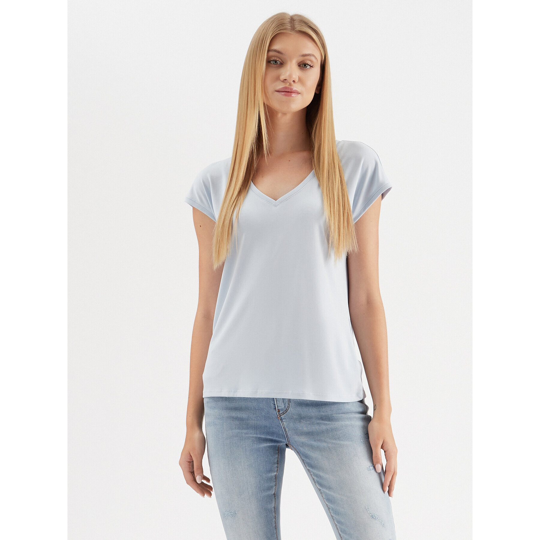 Vero Moda Тишърт Filli 10247666 Син Regular Fit - Pepit.bg