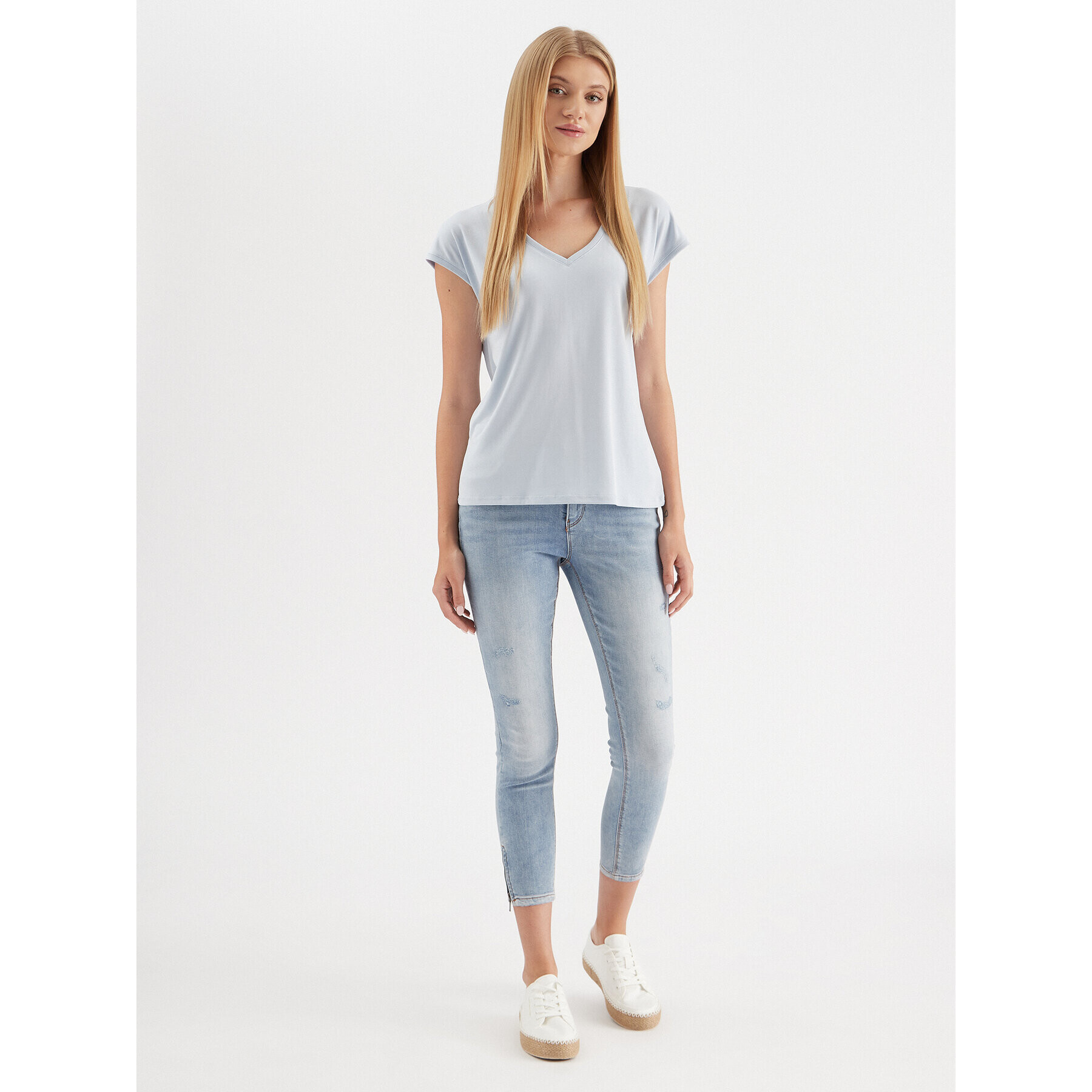 Vero Moda Тишърт Filli 10247666 Син Regular Fit - Pepit.bg