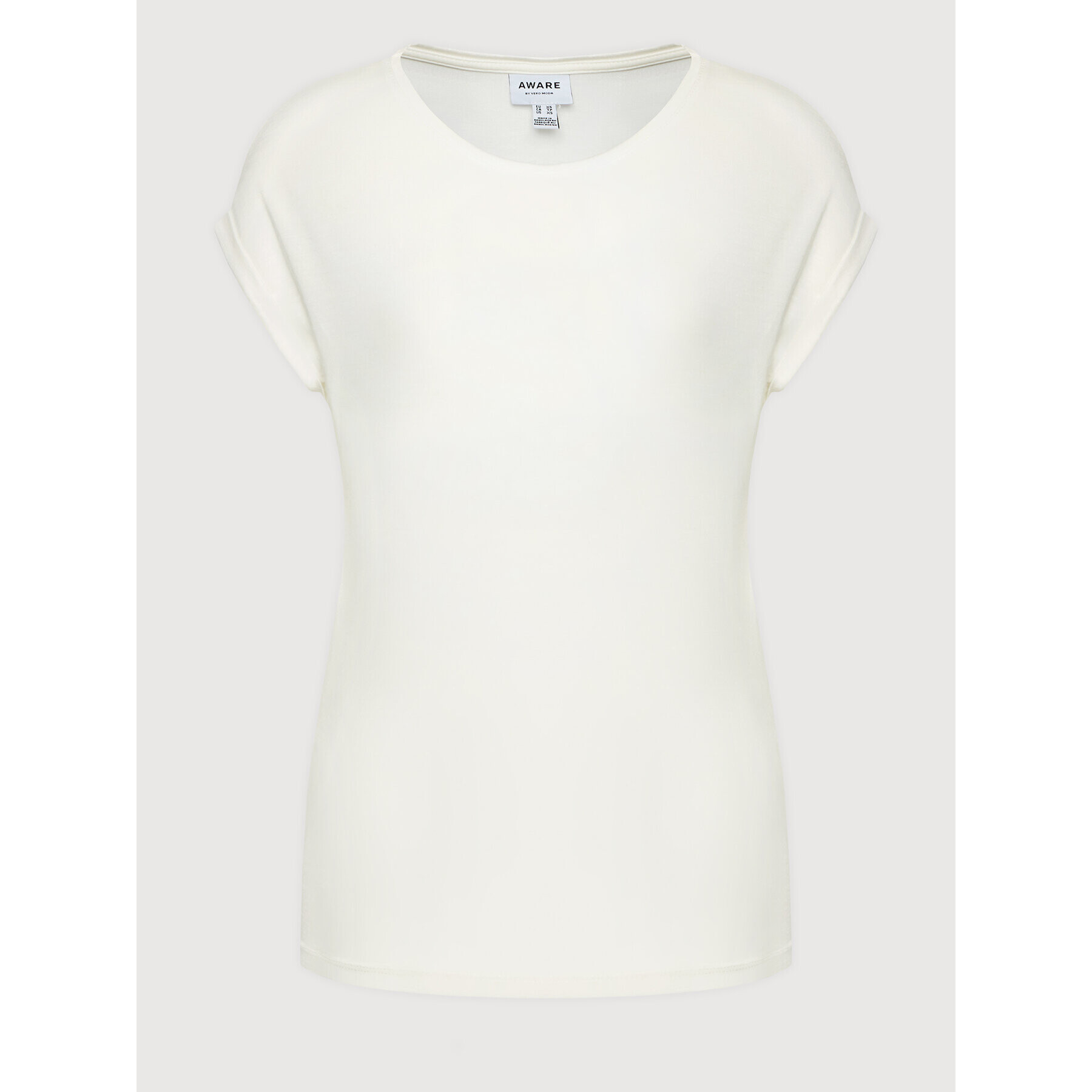 Vero Moda Тишърт Ava 10187159 Бял Relaxed Fit - Pepit.bg