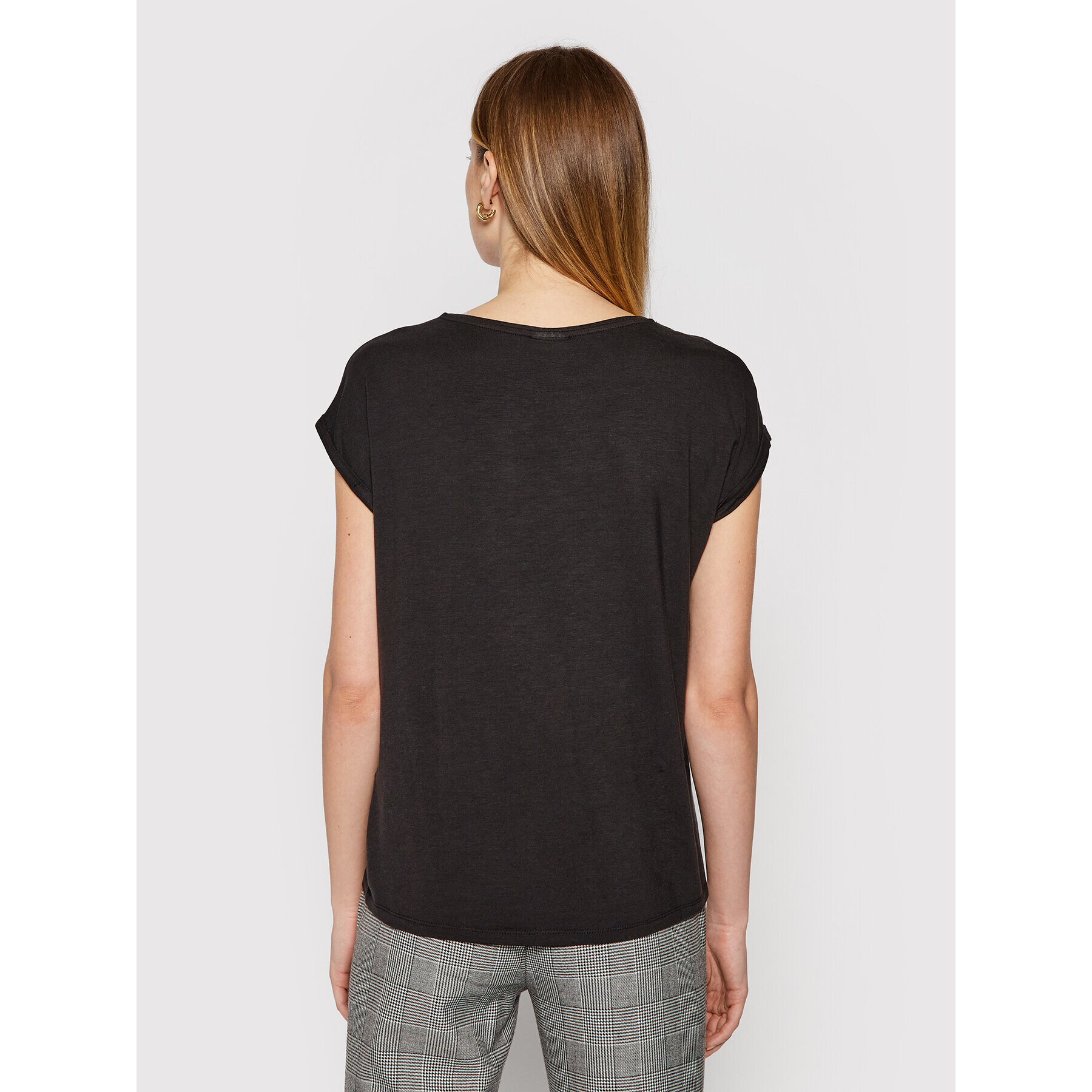 Vero Moda Тишърт Ava 10187159 Черен Relaxed Fit - Pepit.bg