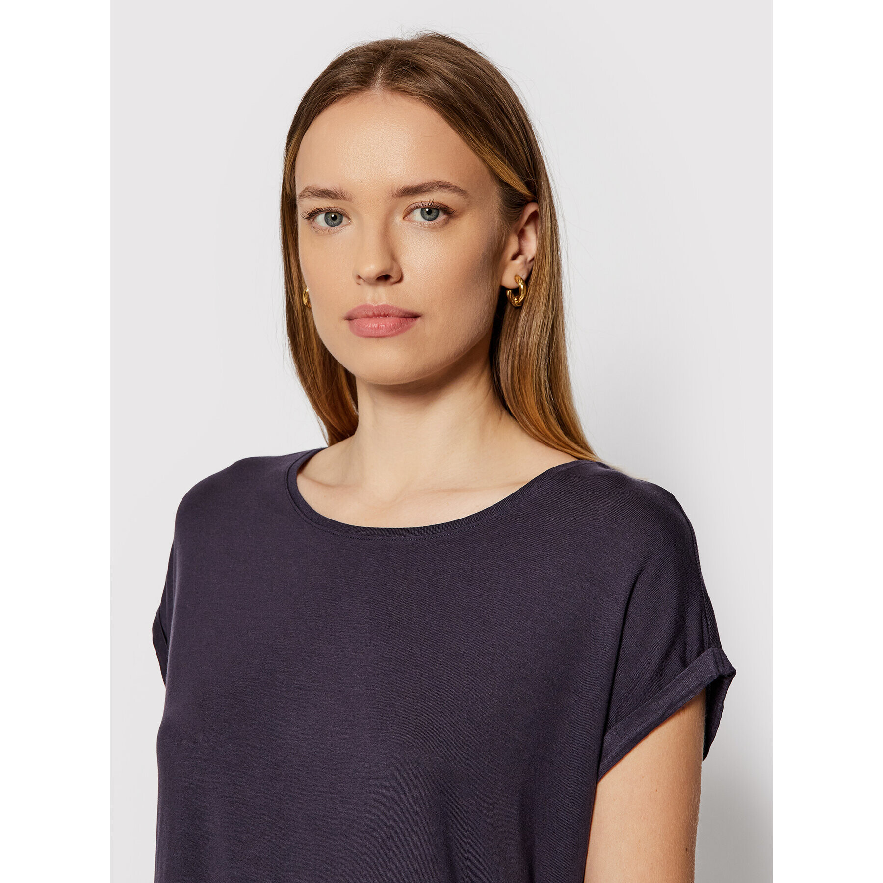 Vero Moda Тишърт Ava 10187159 Тъмносин Relaxed Fit - Pepit.bg