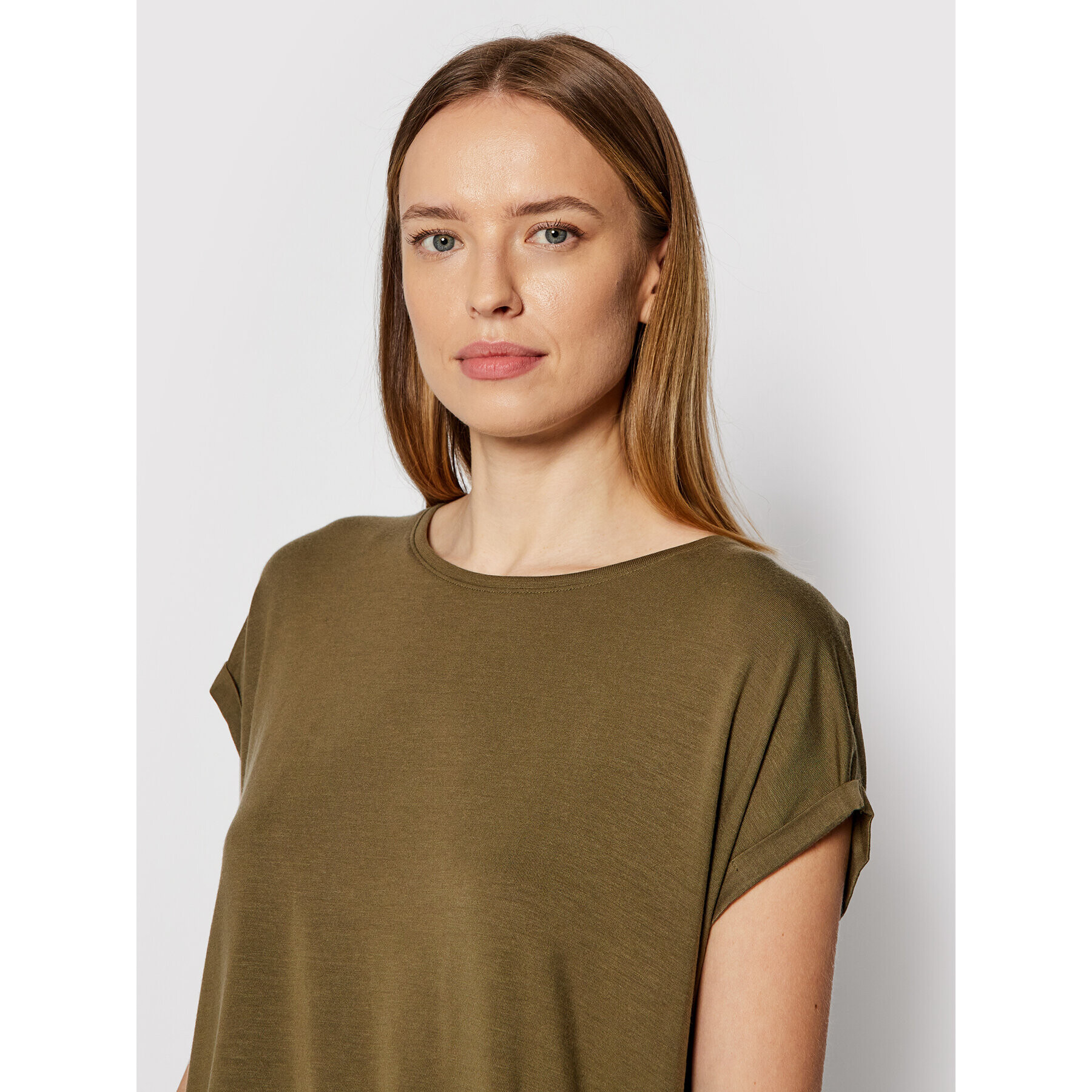 Vero Moda Тишърт Ava 10187159 Зелен Relaxed Fit - Pepit.bg