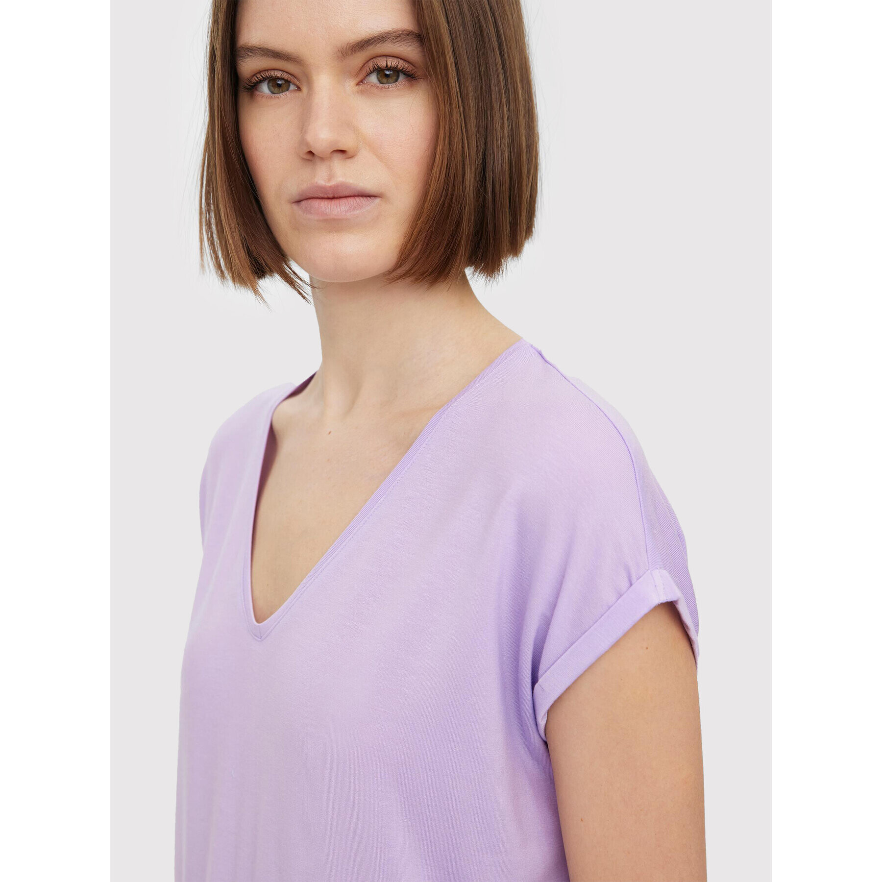 Vero Moda Тишърт Ava 10231343 Виолетов Regular Fit - Pepit.bg