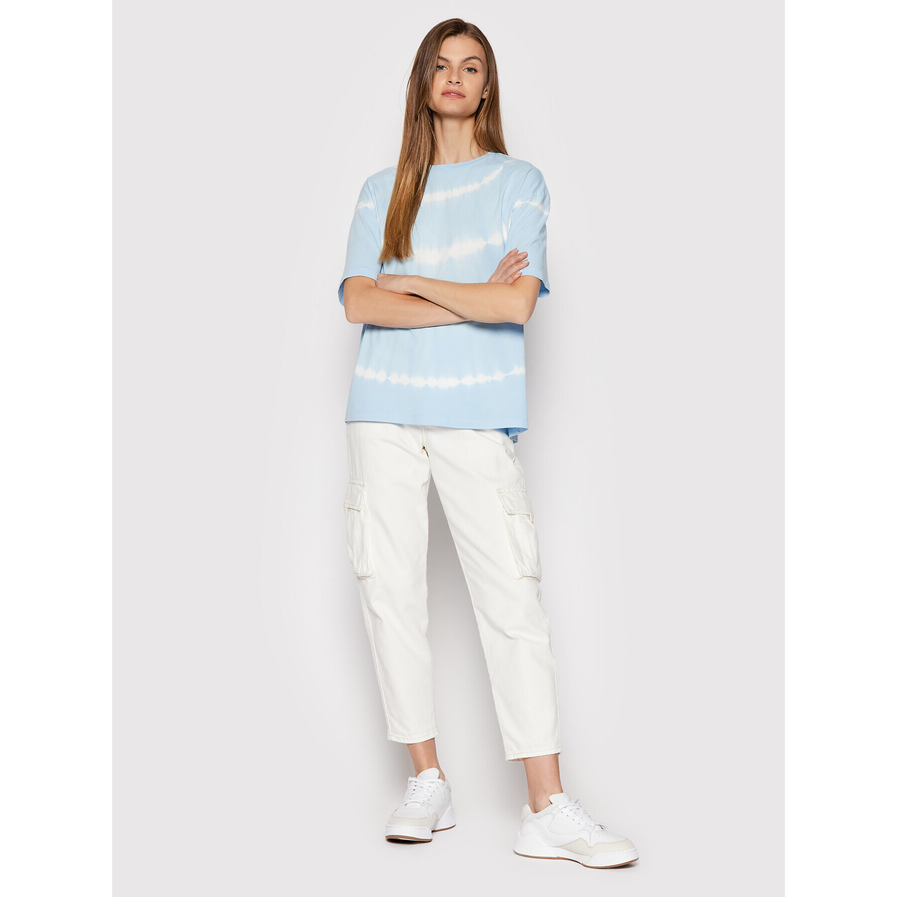 Vero Moda Тишърт Eara 10259827 Син Oversize - Pepit.bg