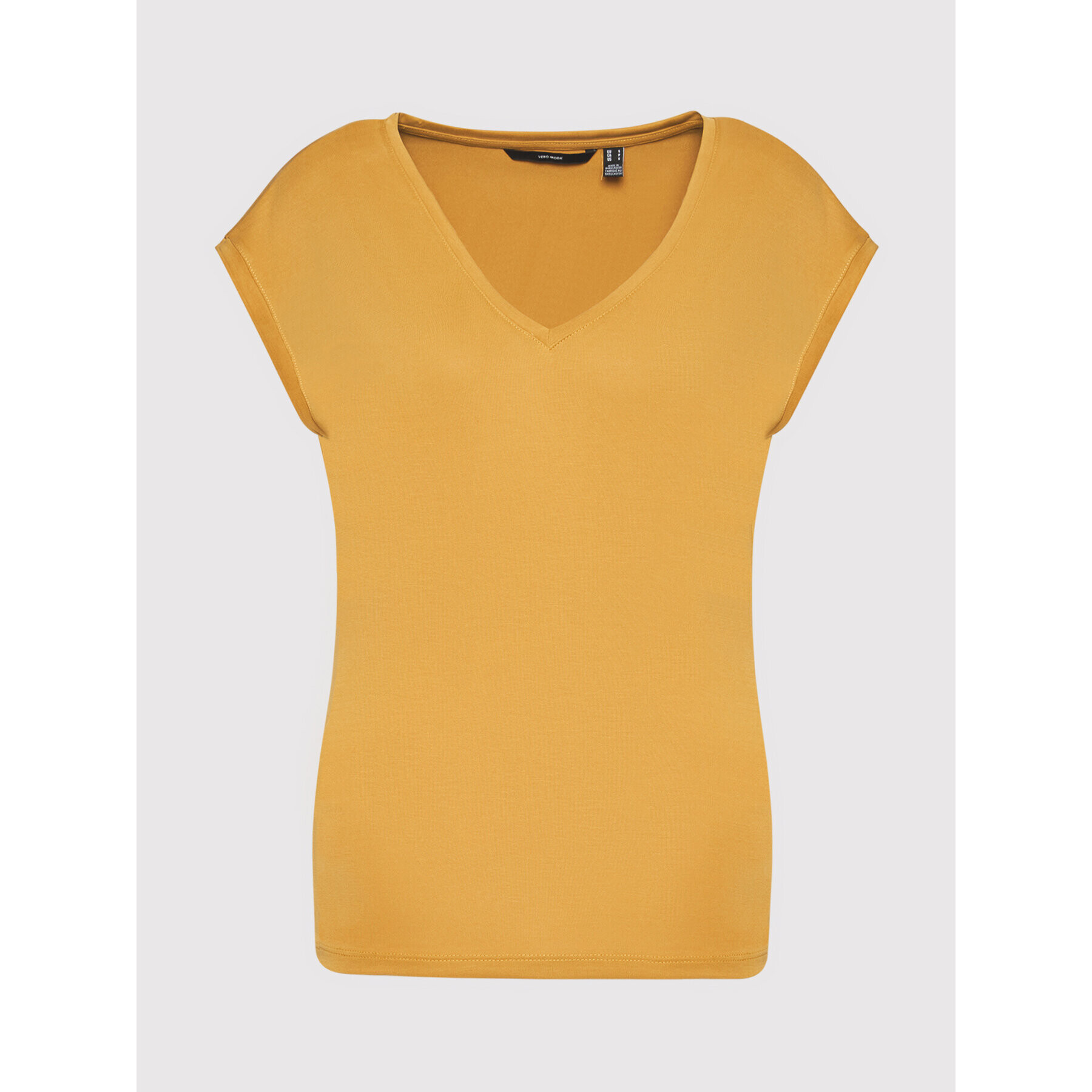 Vero Moda Тишърт Filli 10246928 Жълт Regular Fit - Pepit.bg