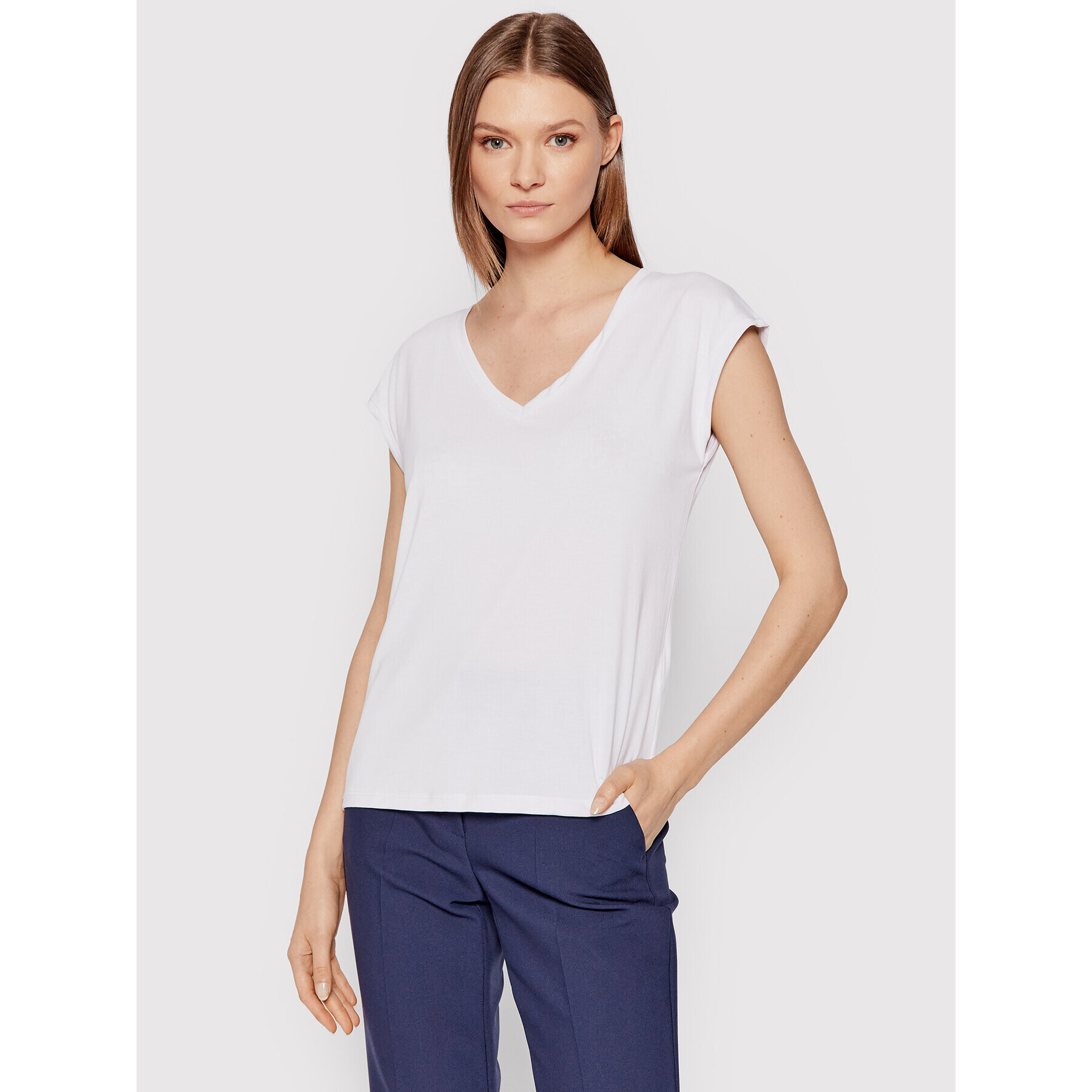 Vero Moda Тишърт Filli 10247666 Бял Regular Fit - Pepit.bg
