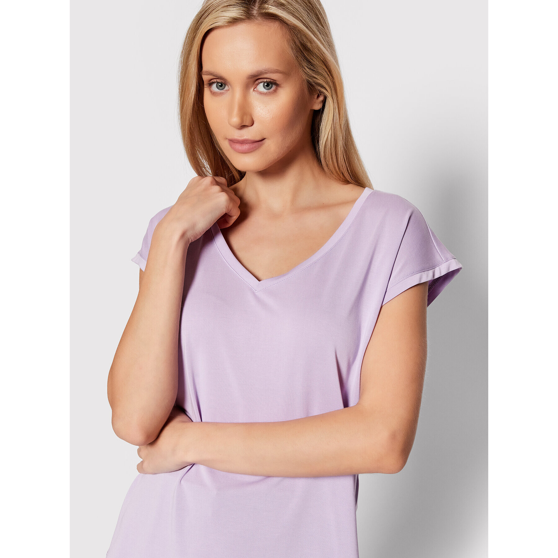 Vero Moda Тишърт Filli 10247666 Виолетов Regular Fit - Pepit.bg