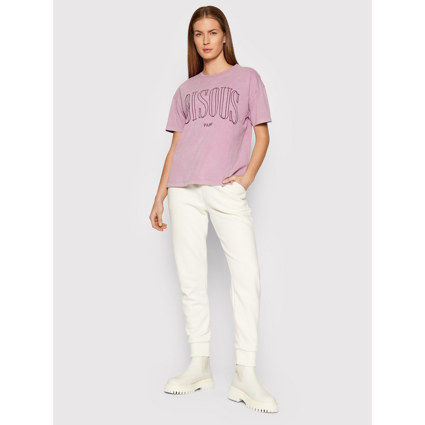 Vero Moda Тишърт Forever 10264948 Виолетов Relaxed Fit - Pepit.bg