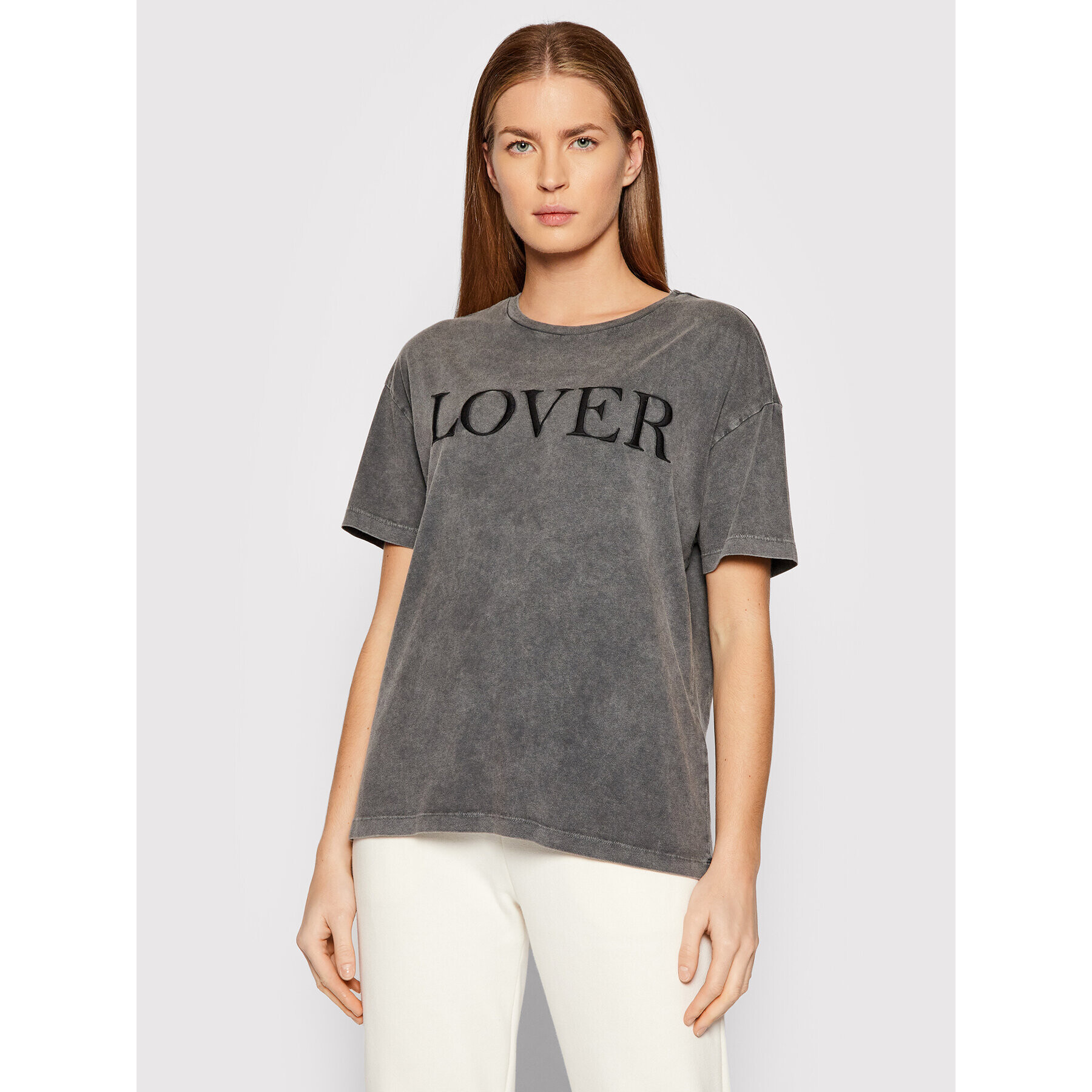 Vero Moda Тишърт Forever 10264948 Сив Regular Fit - Pepit.bg