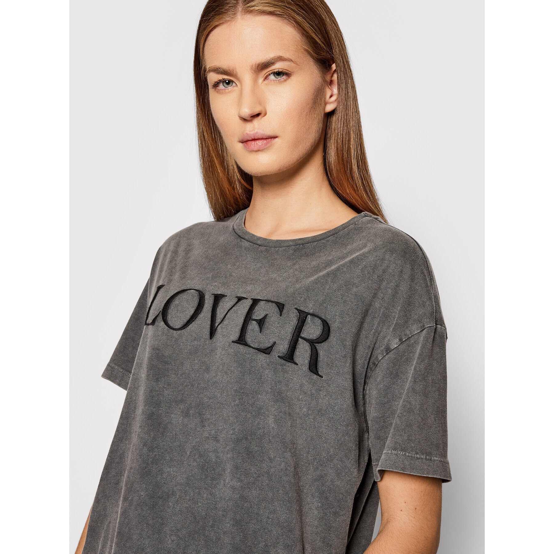 Vero Moda Тишърт Forever 10264948 Сив Regular Fit - Pepit.bg