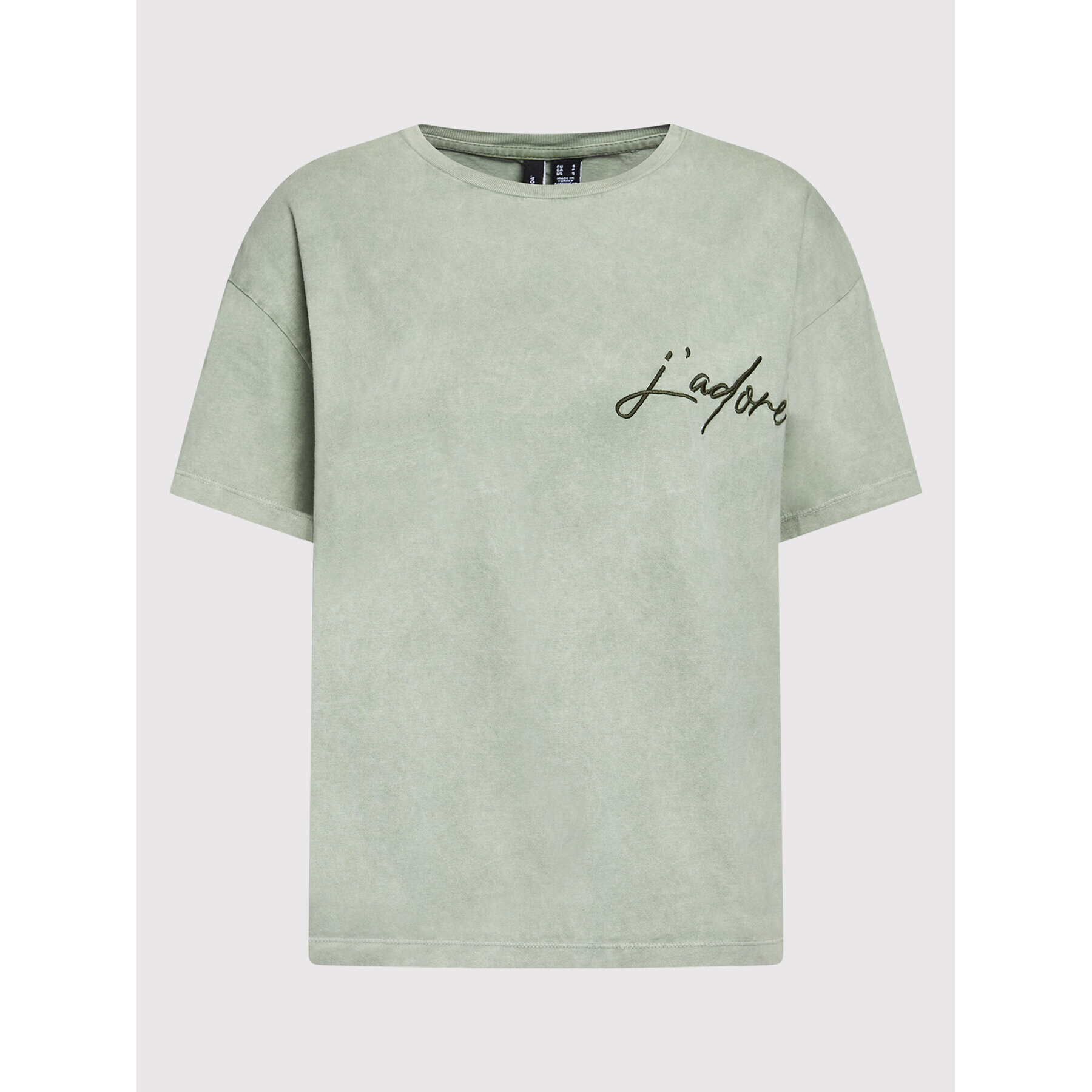 Vero Moda Тишърт Forever 10264948 Зелен Regular Fit - Pepit.bg