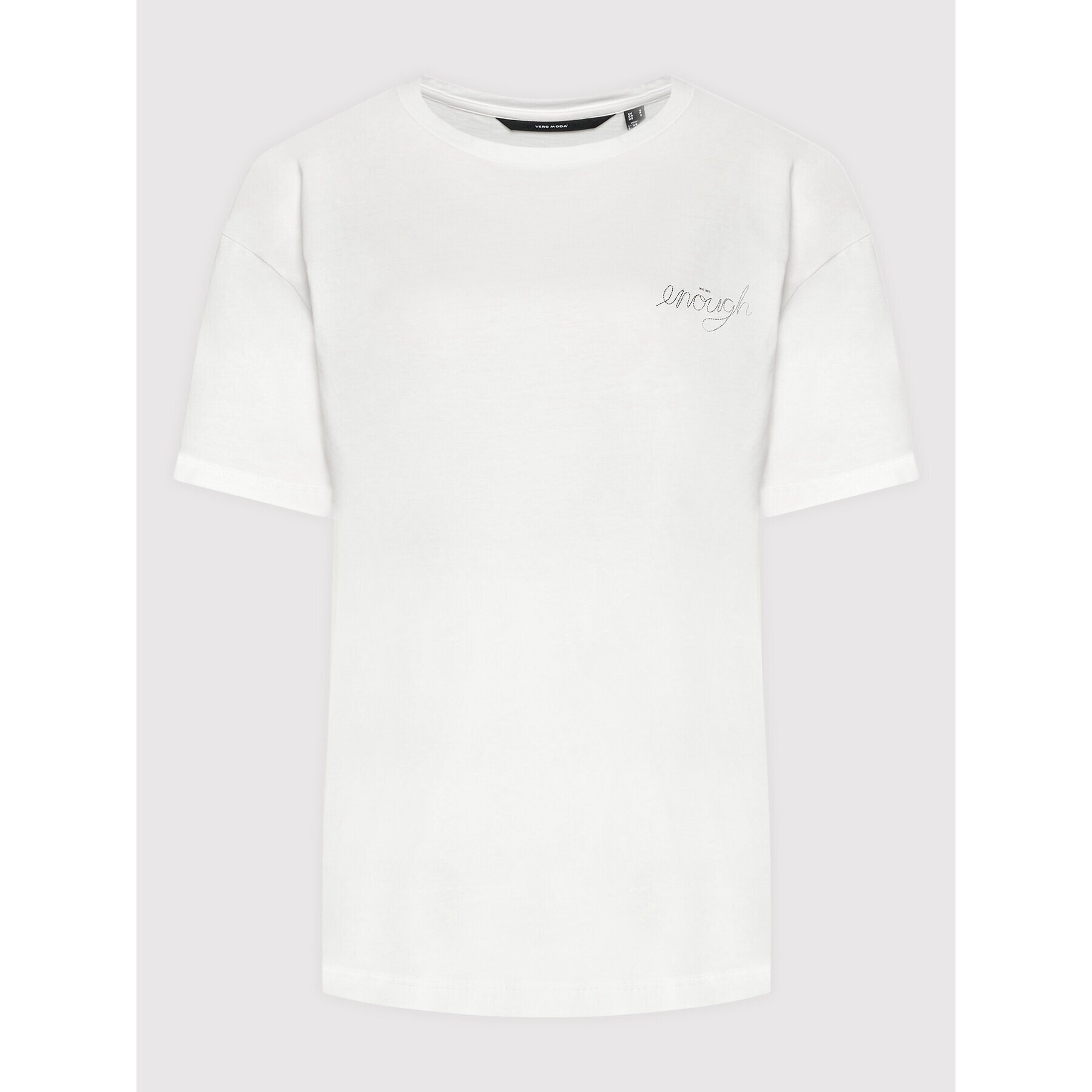 Vero Moda Тишърт Grocody 10261041 Бял Relaxed Fit - Pepit.bg