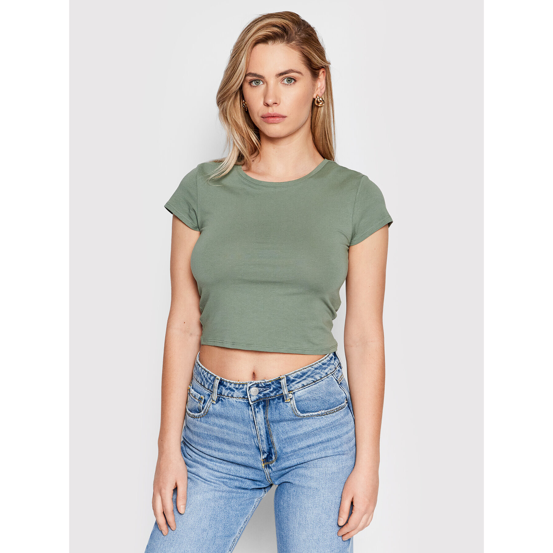 Vero Moda Тишърт Maxi 10260310 Зелен Regular Fit - Pepit.bg