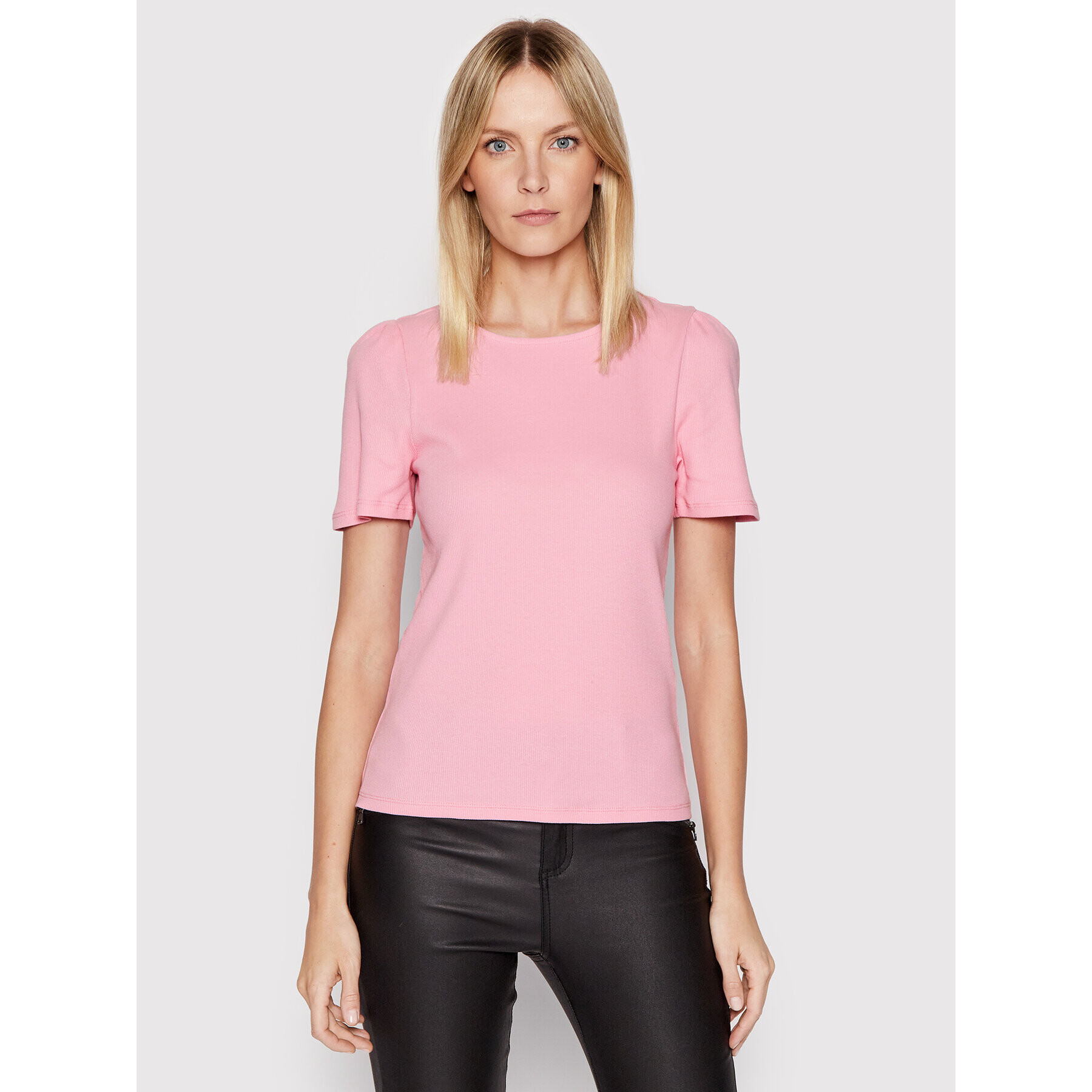 Vero Moda Тишърт Natasha 10264993 Розов Regular Fit - Pepit.bg
