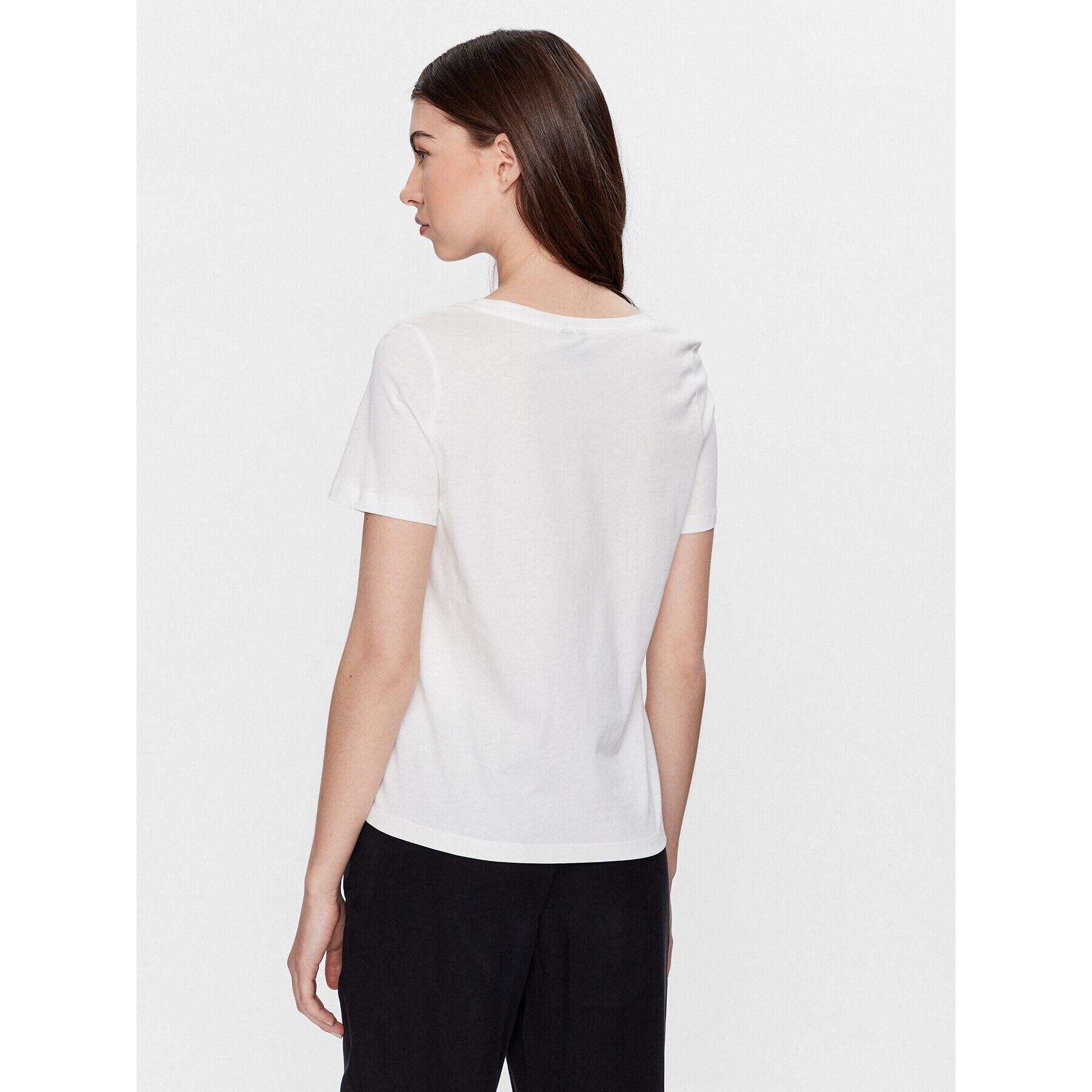Vero Moda Тишърт Pamala 10284321 Бял Regular Fit - Pepit.bg
