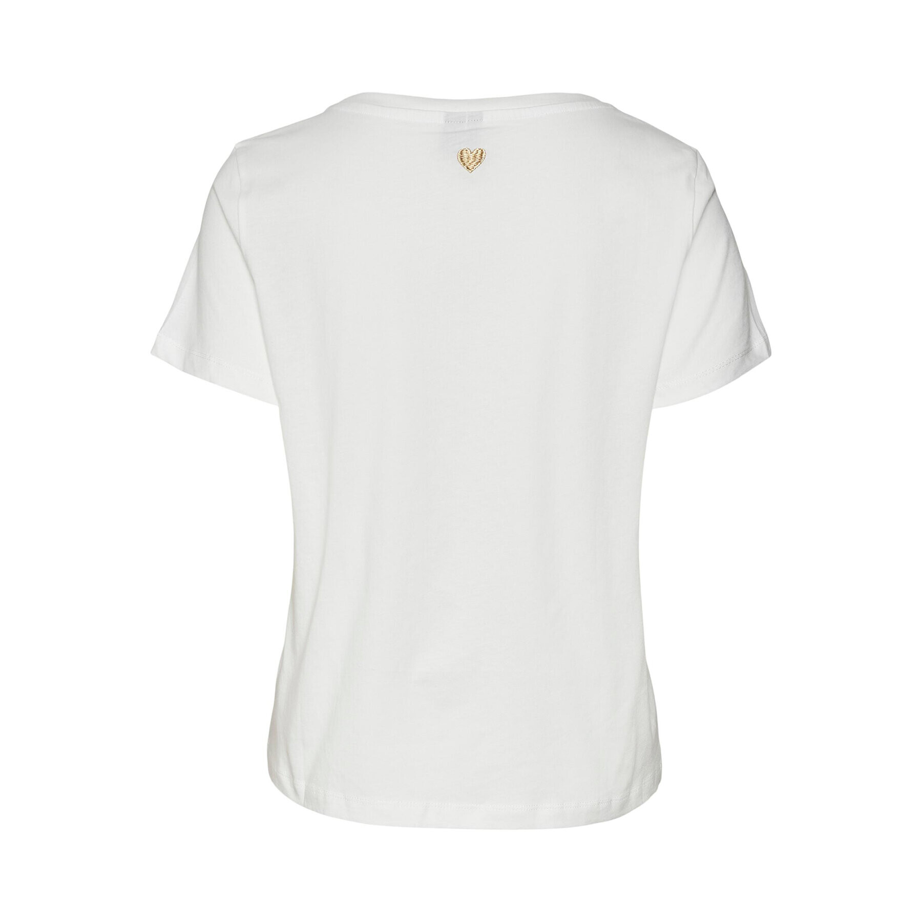 Vero Moda Тишърт Pamala 10284321 Бял Regular Fit - Pepit.bg