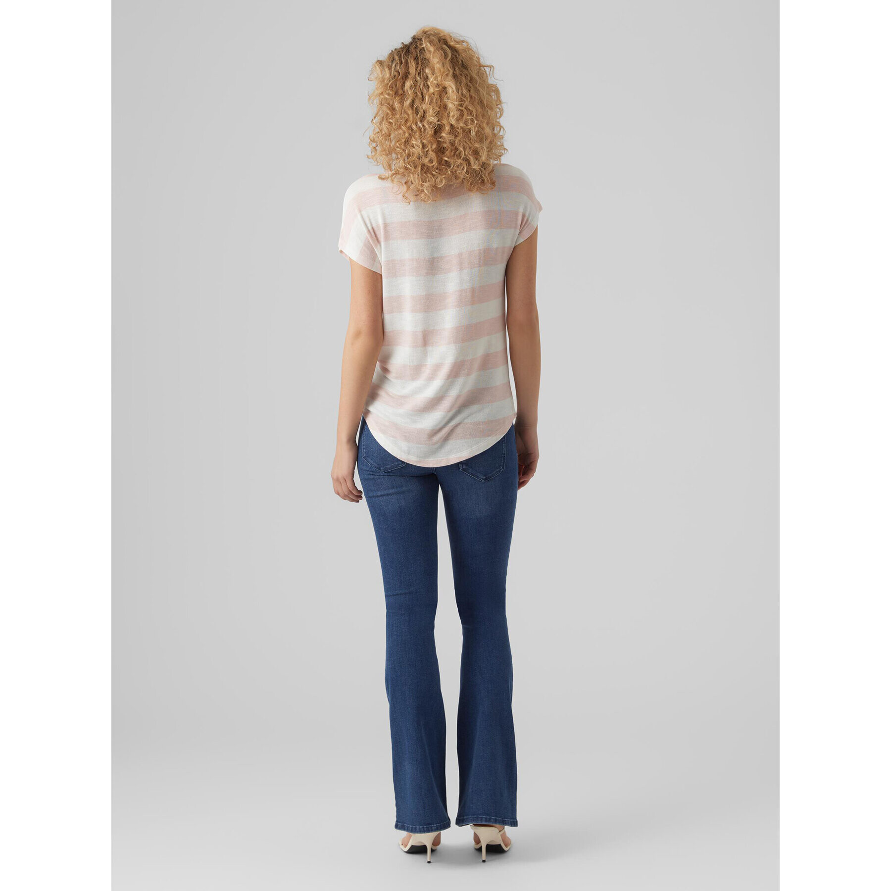 Vero Moda Тишърт Wide 10284474 Розов Box Fit - Pepit.bg