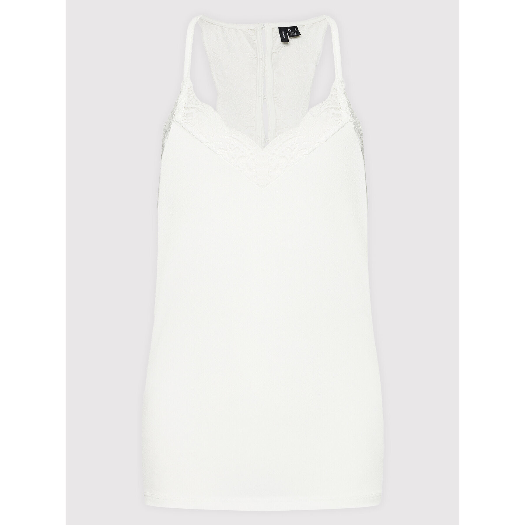 Vero Moda топ Ana 10233213 Бял Regular Fit - Pepit.bg