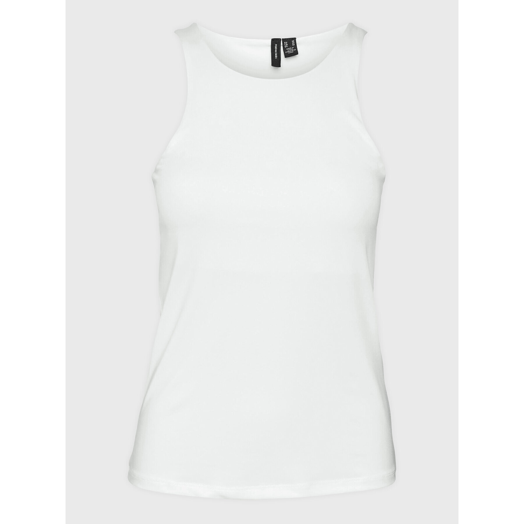 Vero Moda топ Bianca 10279787 Бял Slim Fit - Pepit.bg