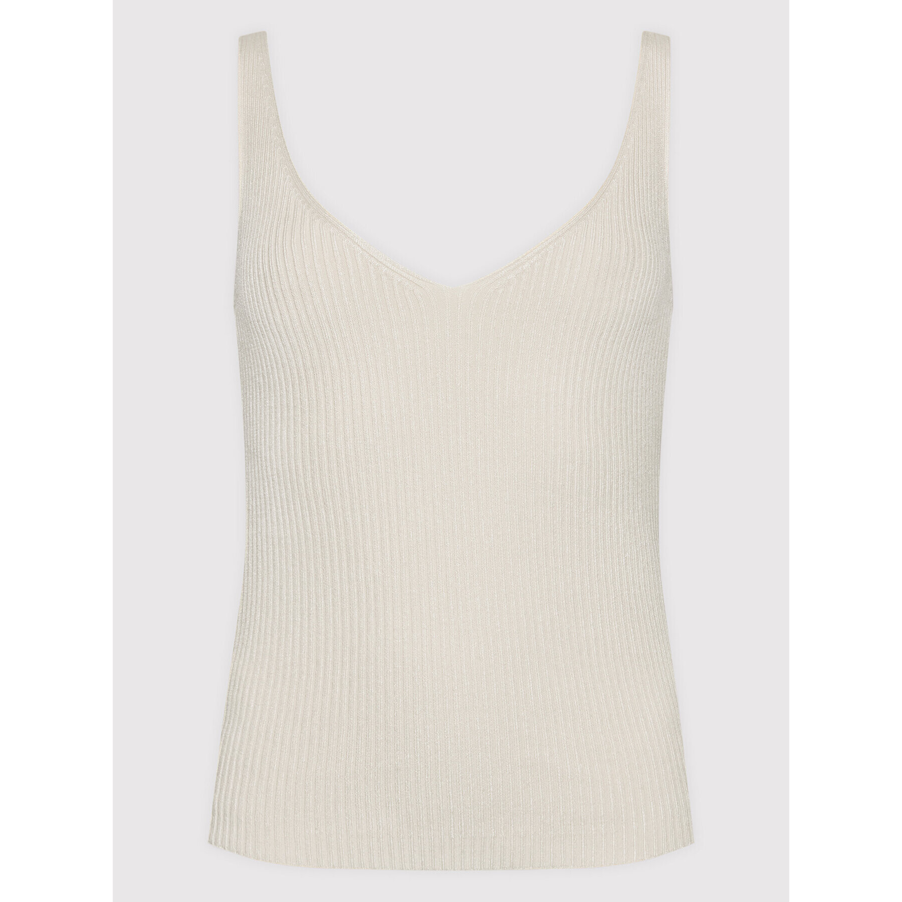 Vero Moda топ Glory 10264760 Екрю Slim Fit - Pepit.bg