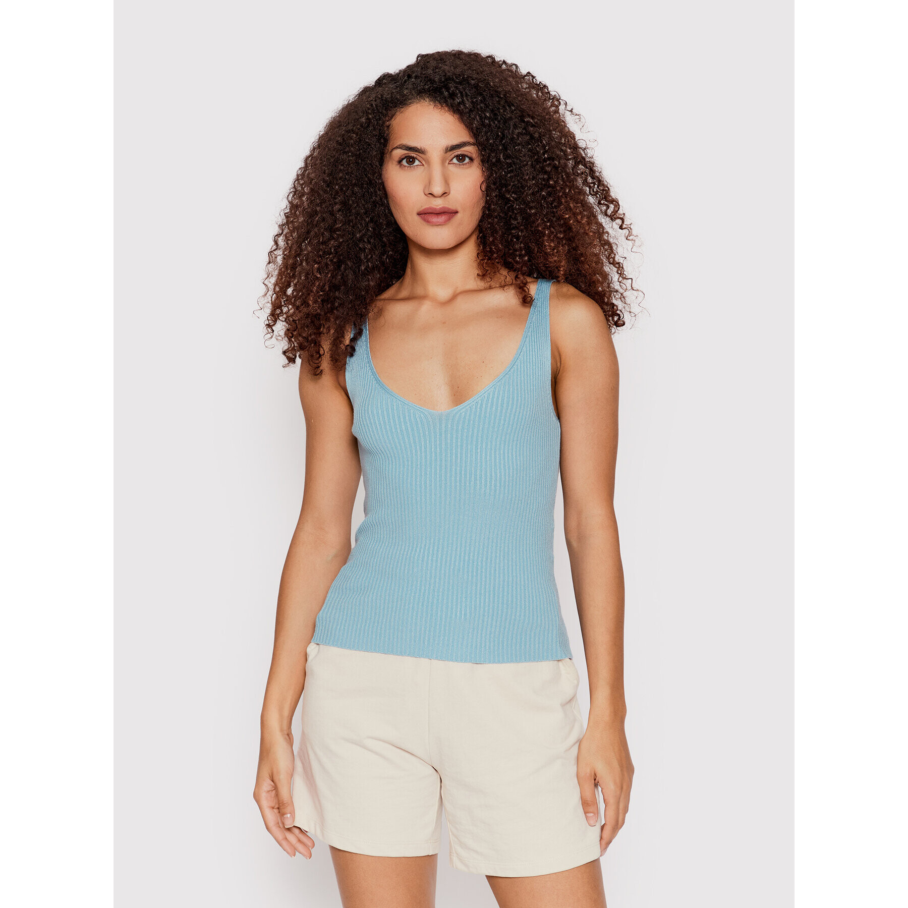 Vero Moda топ Glory 10264760 Син Slim Fit - Pepit.bg