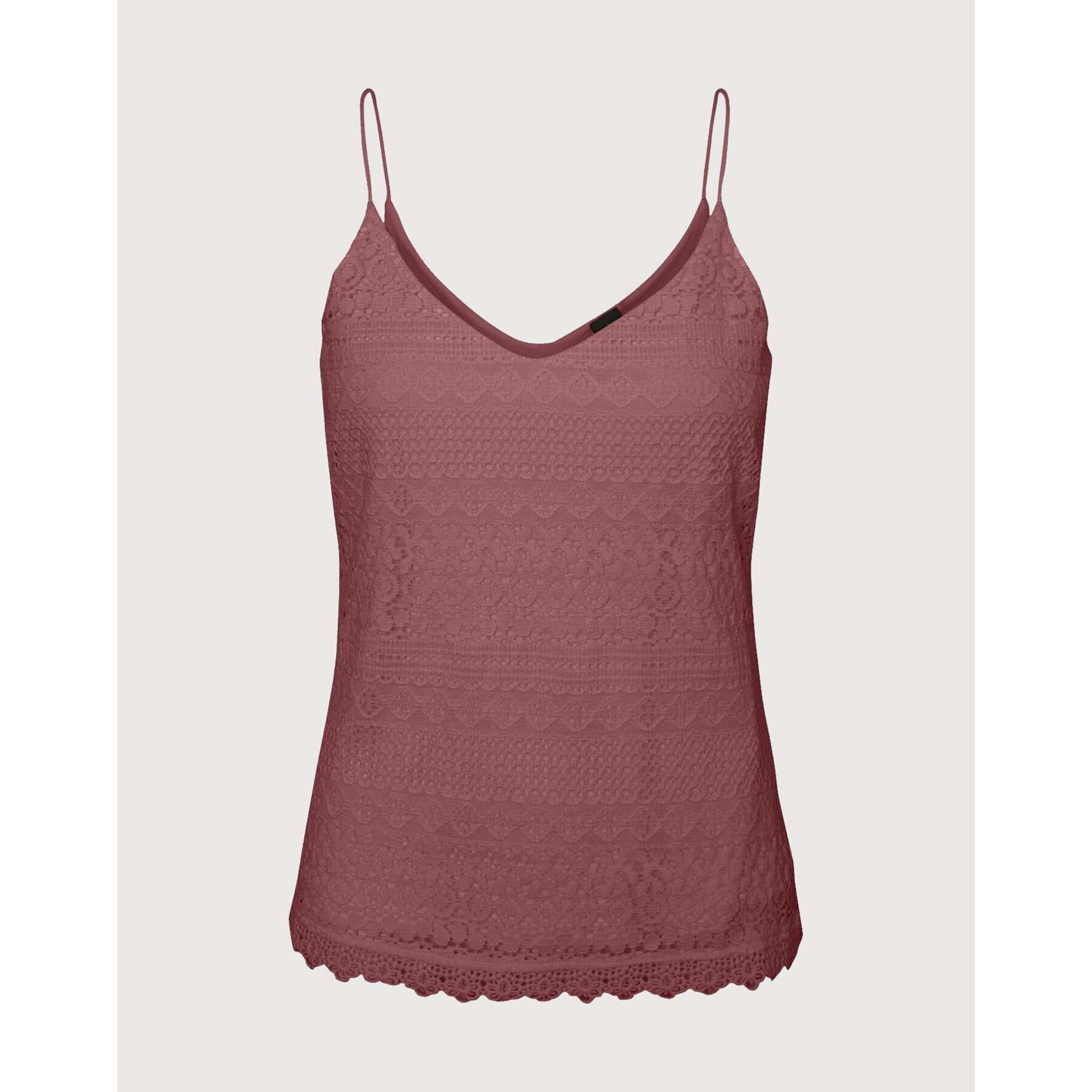 Vero Moda топ Honey 10190150 Бордо Regular Fit - Pepit.bg