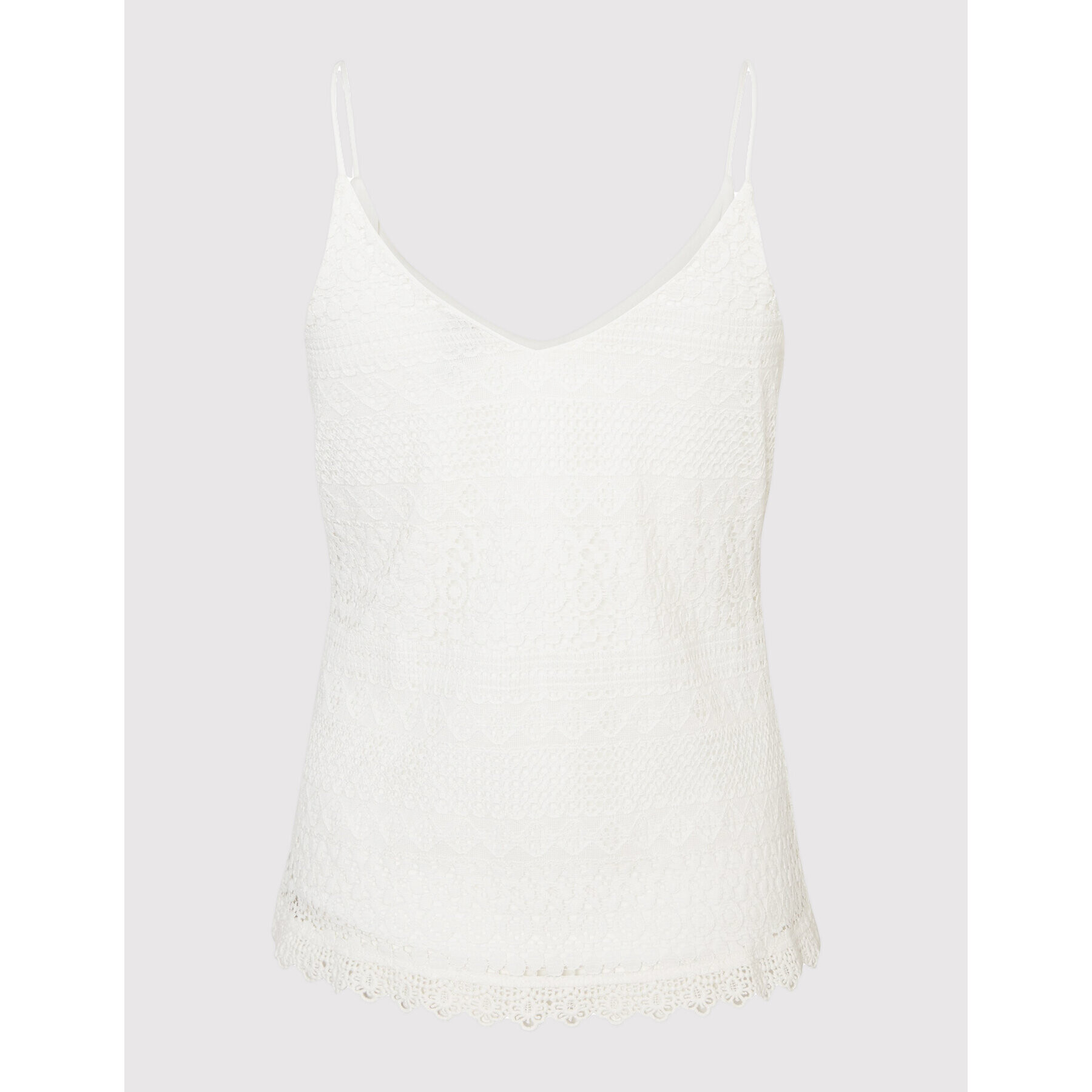 Vero Moda топ Honey 10190150 Бял Regular Fit - Pepit.bg