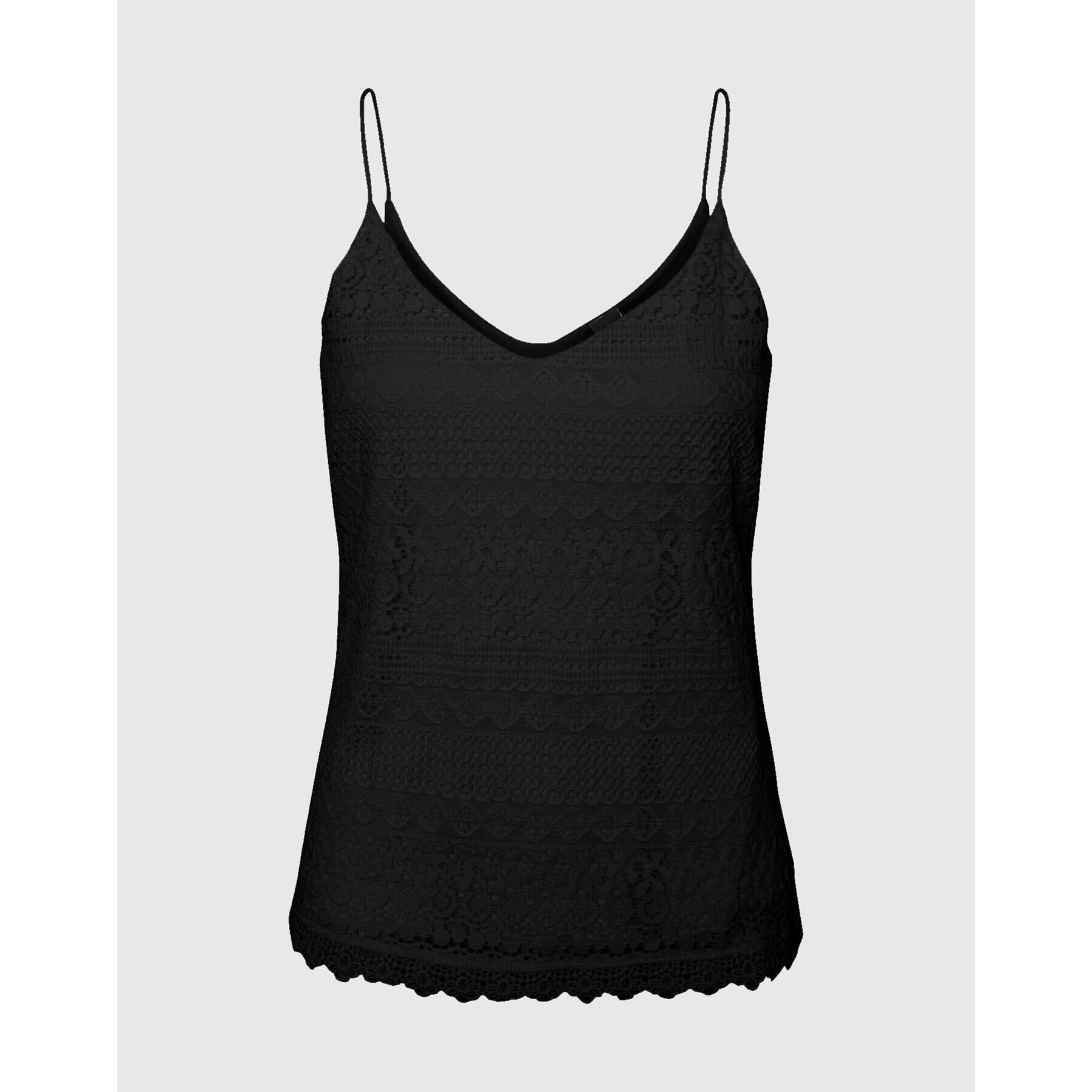 Vero Moda топ Honey 10190150 Черен Regular Fit - Pepit.bg