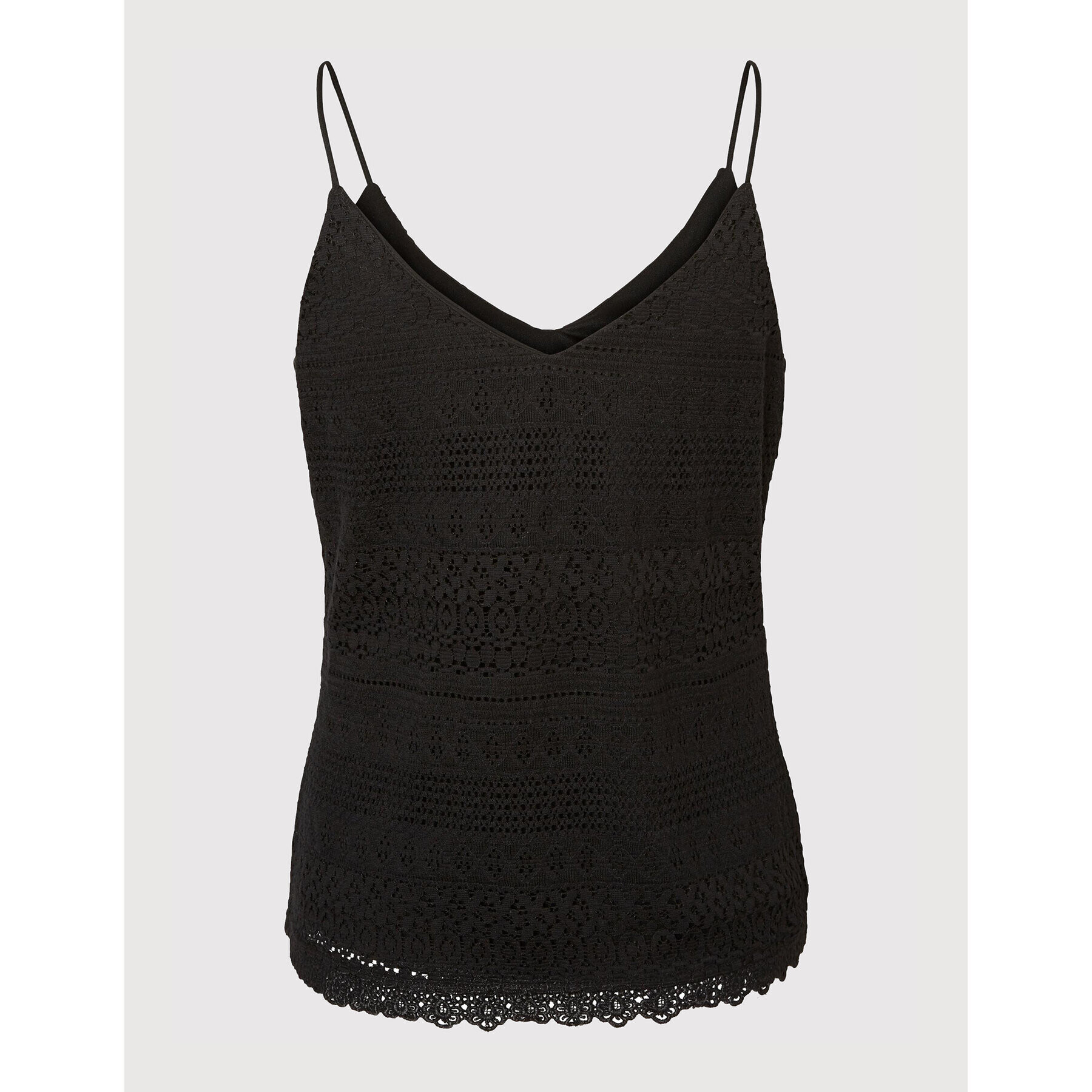 Vero Moda топ Honey 10190150 Черен Regular Fit - Pepit.bg