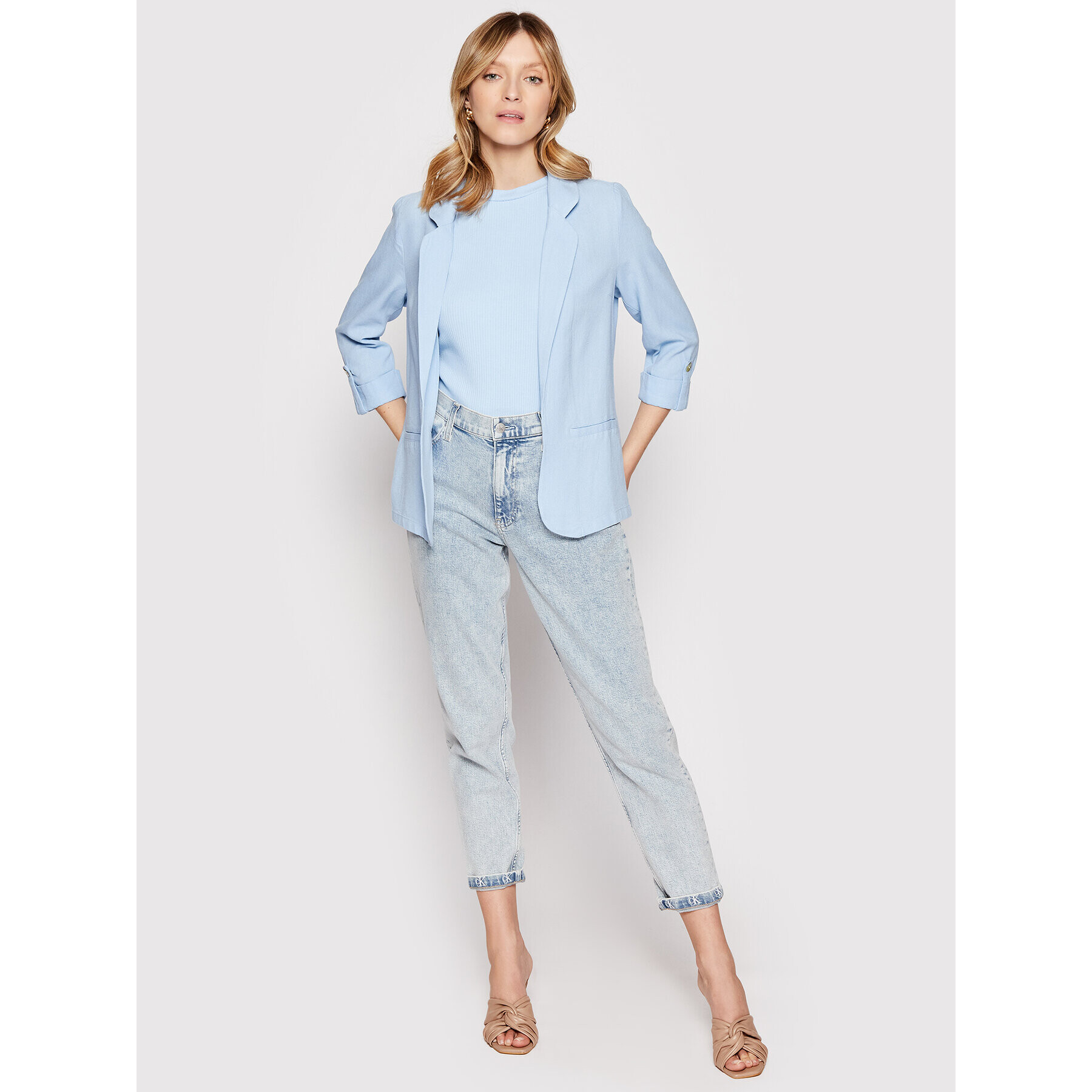Vero Moda топ Lavender 10230435 Син Slim Fit - Pepit.bg