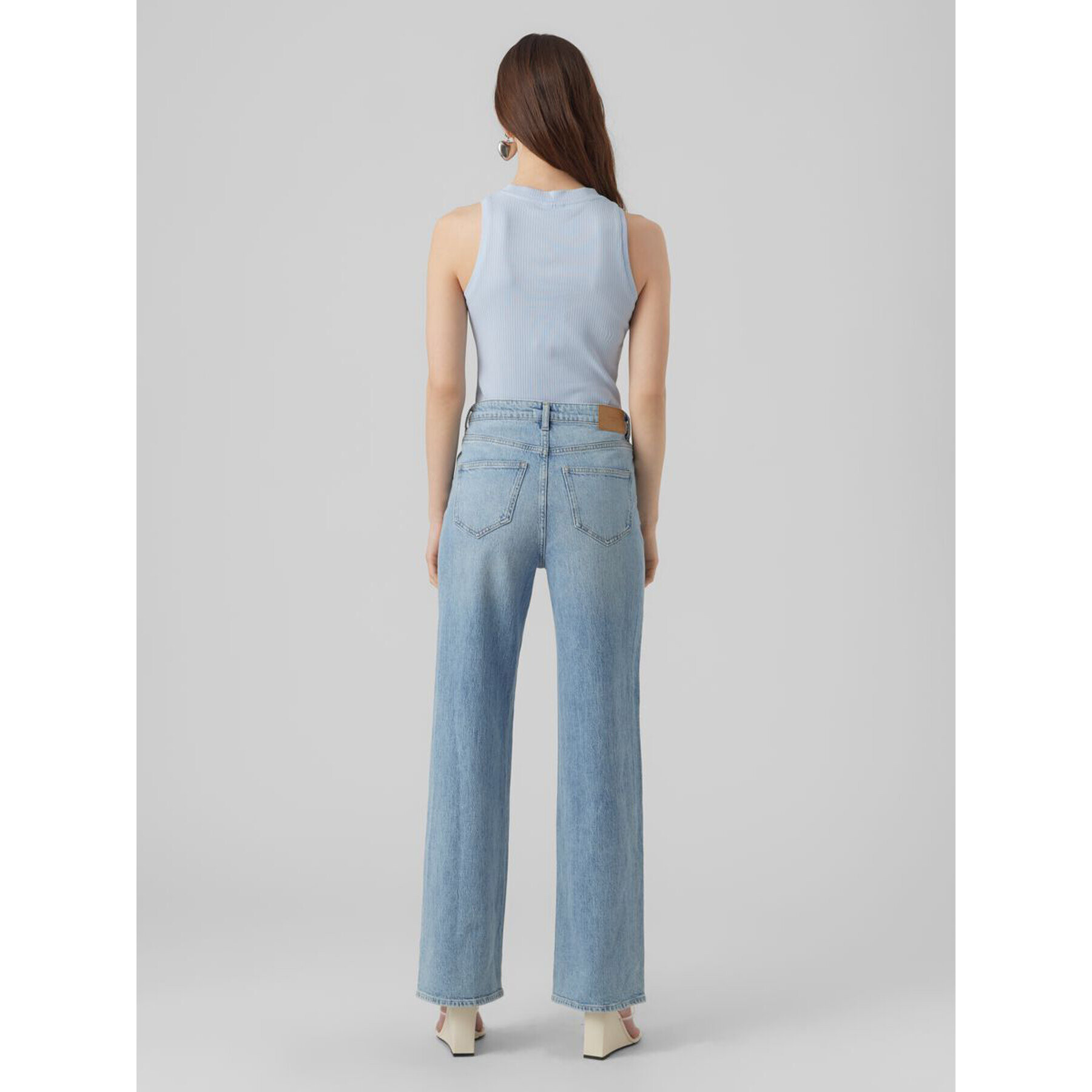 Vero Moda топ Lavender 10275519 Син Slim Fit - Pepit.bg